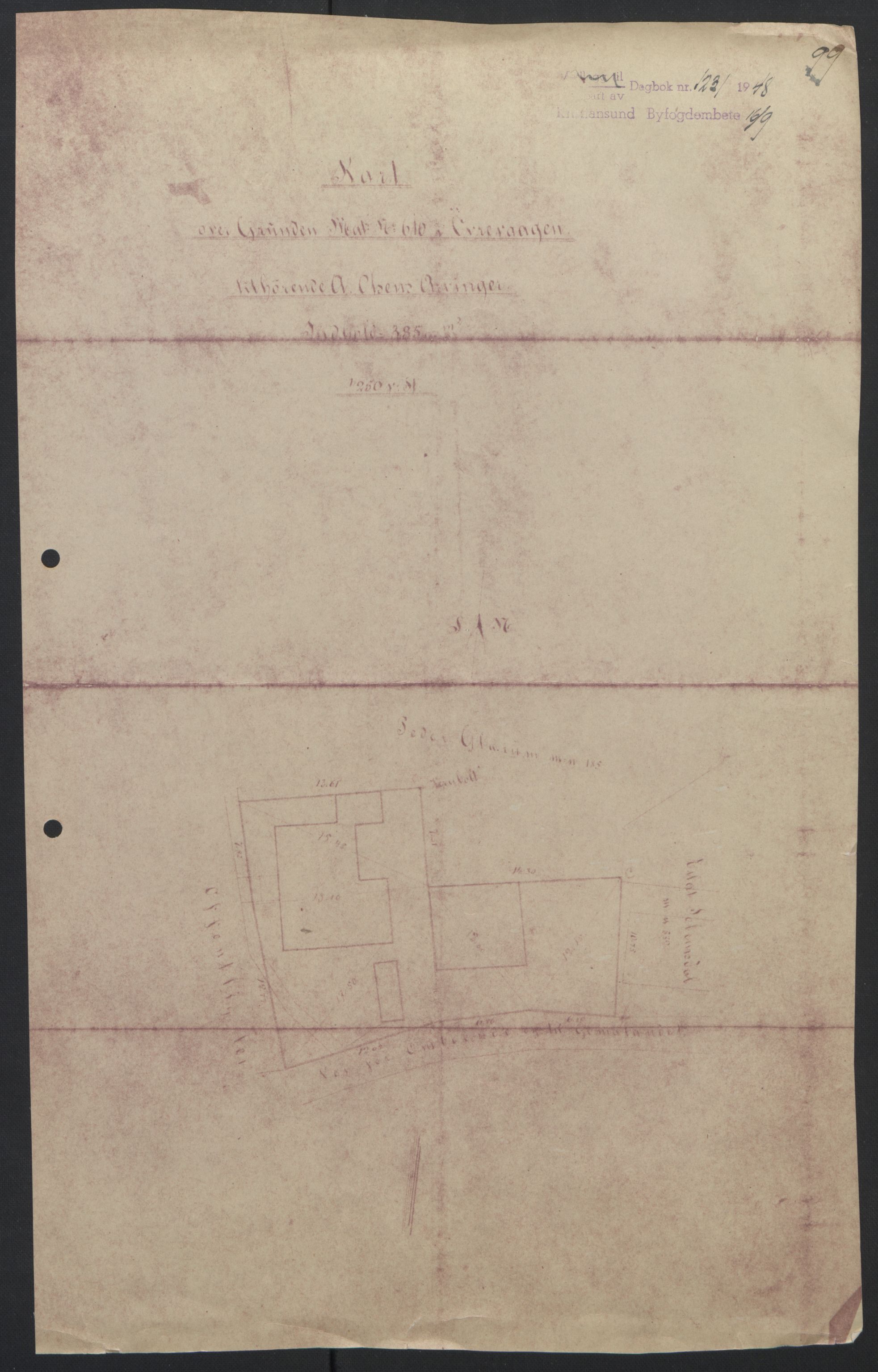 Kristiansund byfogd, AV/SAT-A-4587/A/27: Mortgage book no. 42, 1947-1950, Diary no: : 1231/1948