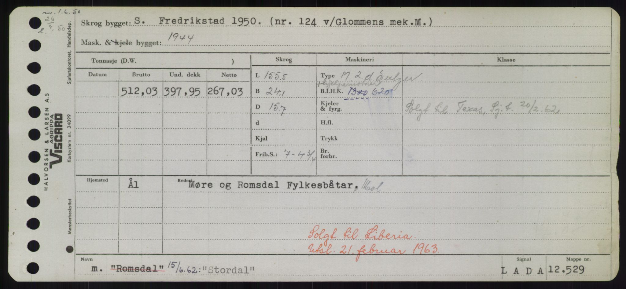 Sjøfartsdirektoratet med forløpere, Skipsmålingen, RA/S-1627/H/Hd/L0036: Fartøy, St, p. 461