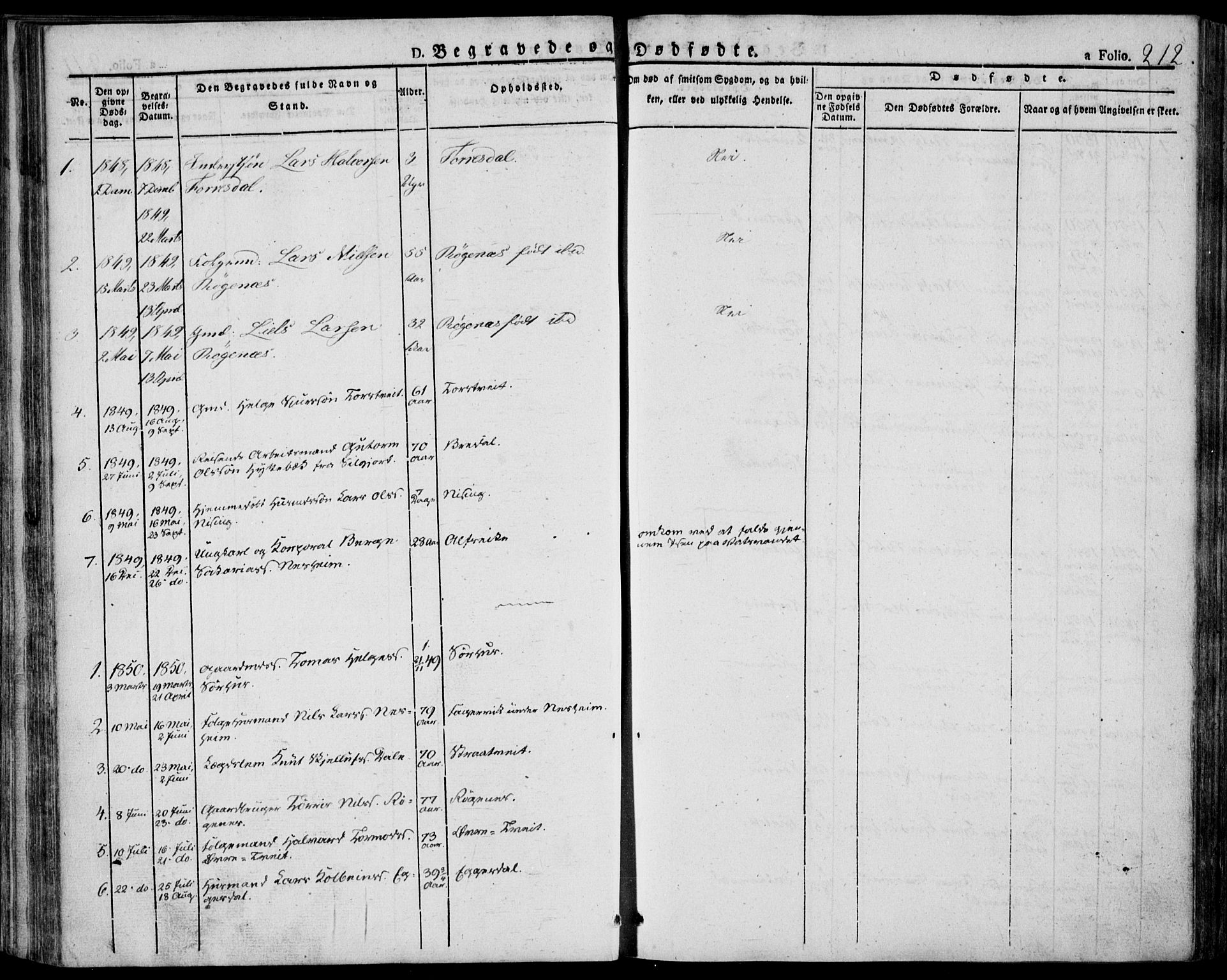 Skjold sokneprestkontor, AV/SAST-A-101847/H/Ha/Haa/L0005: Parish register (official) no. A 5, 1830-1856, p. 212