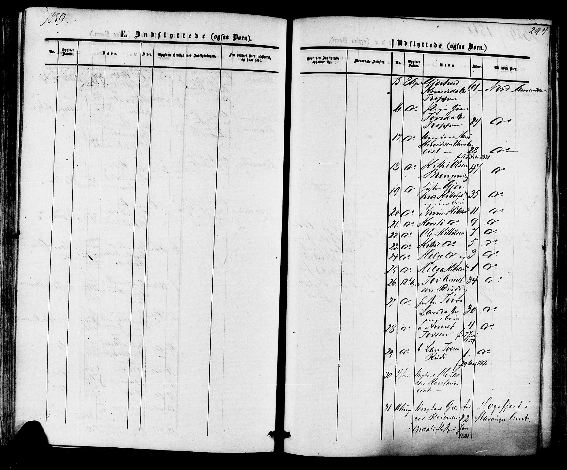 Nore kirkebøker, SAKO/A-238/F/Fa/L0003: Parish register (official) no. I 3, 1858-1866, p. 294