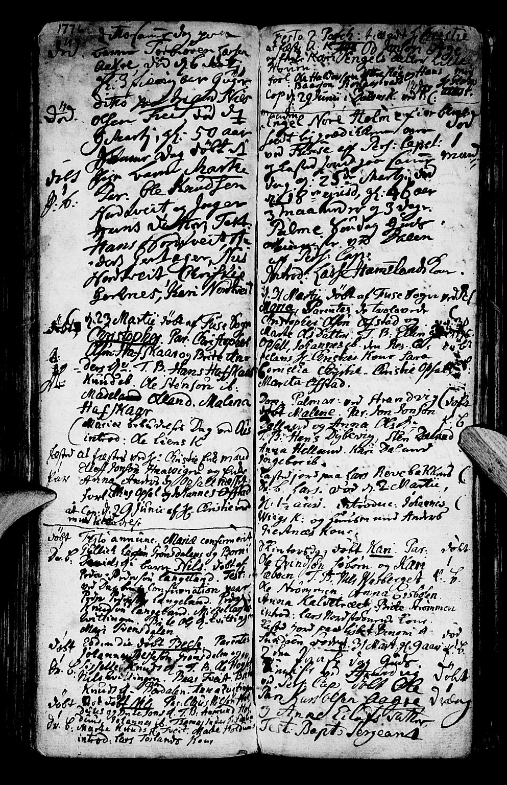 Os sokneprestembete, AV/SAB-A-99929: Parish register (official) no. A 9, 1766-1779, p. 129