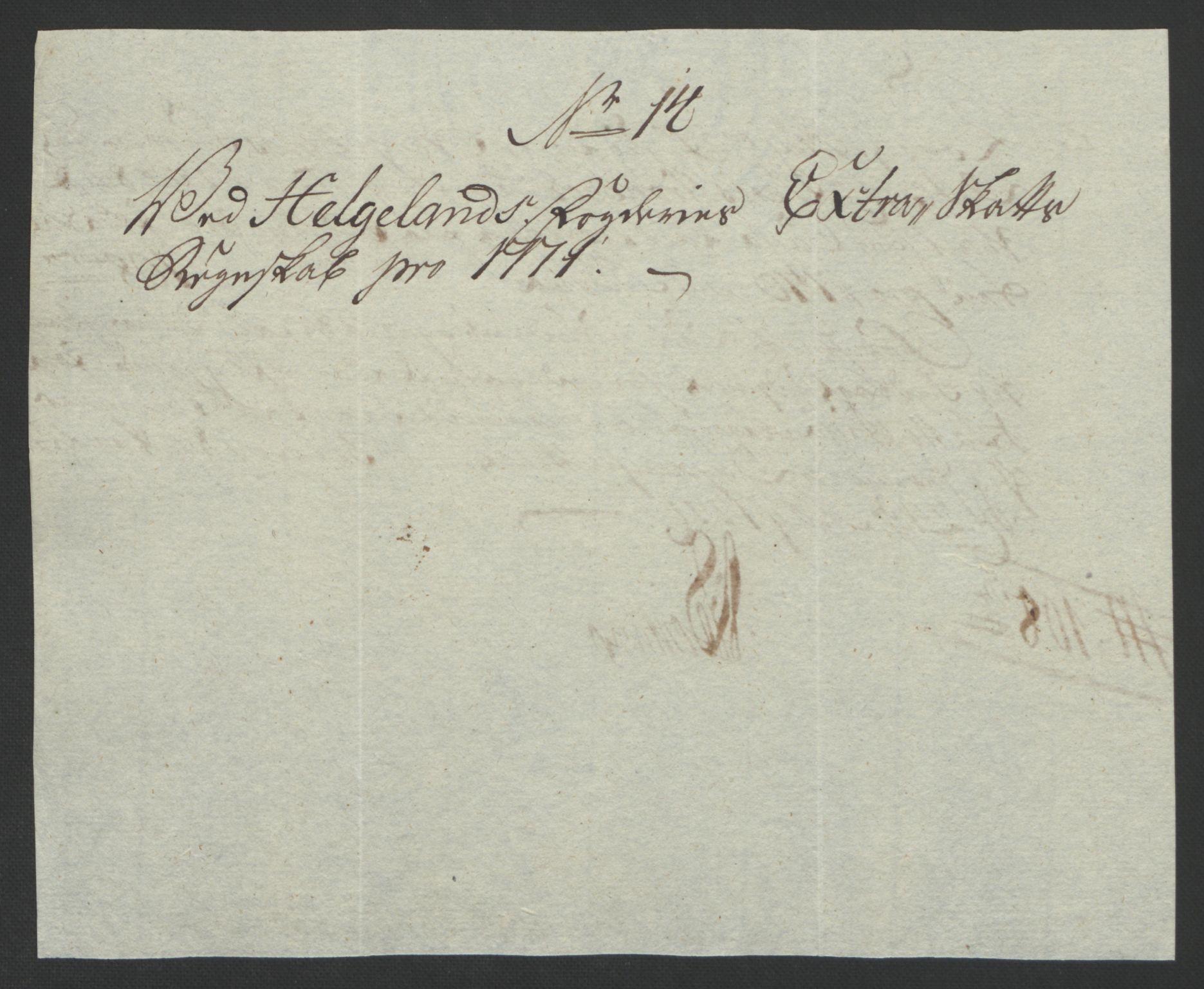 Rentekammeret inntil 1814, Reviderte regnskaper, Fogderegnskap, RA/EA-4092/R65/L4573: Ekstraskatten Helgeland, 1762-1772, p. 364