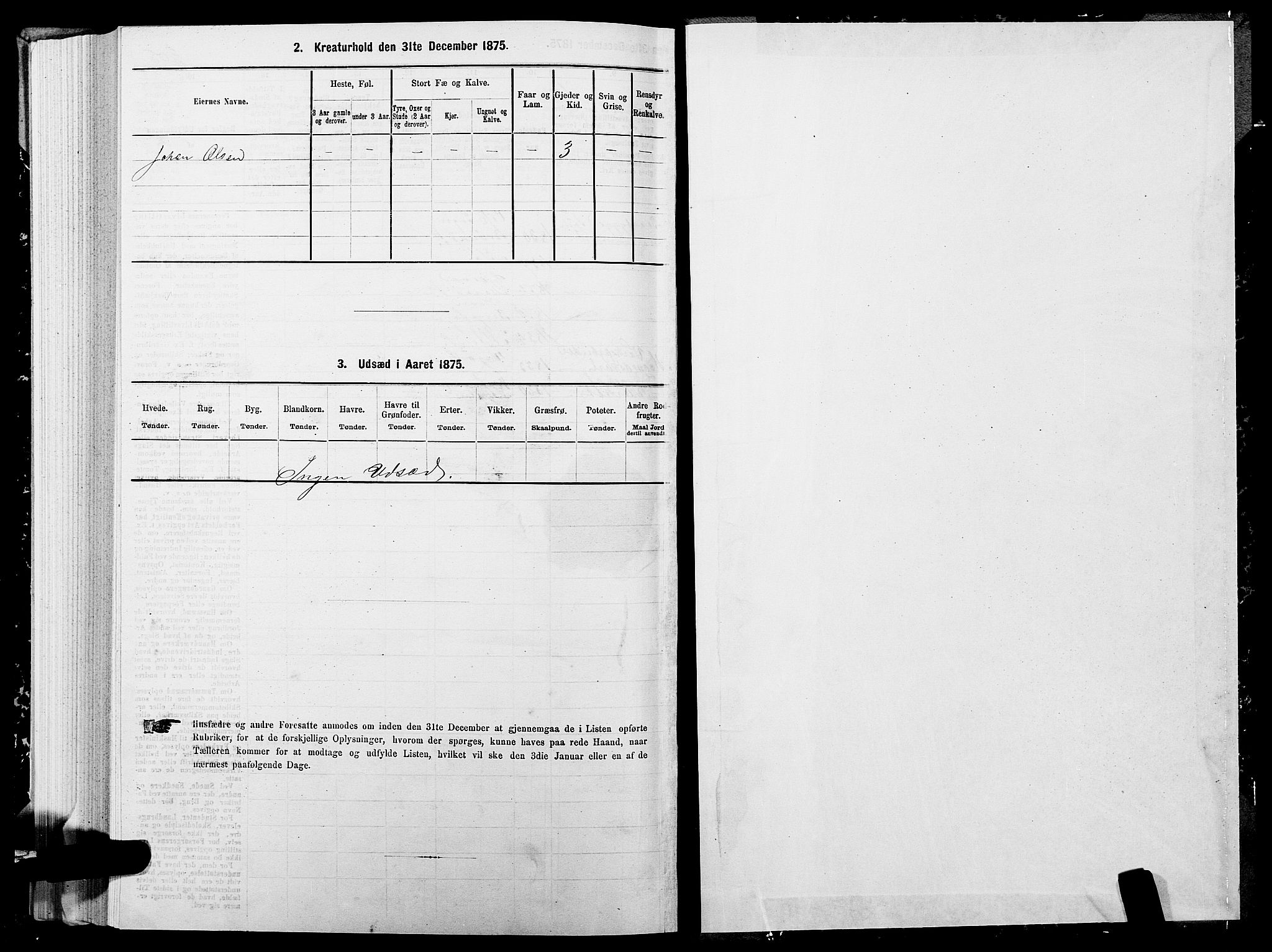 SATØ, 1875 census for 1929P Berg, 1875