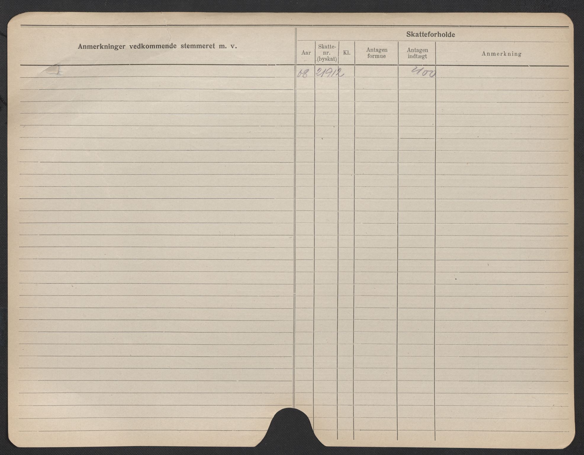 Oslo folkeregister, Registerkort, AV/SAO-A-11715/F/Fa/Fac/L0020: Kvinner, 1906-1914, p. 1083b