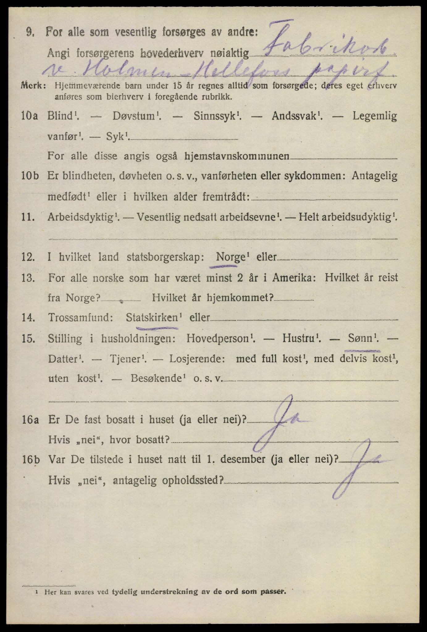 SAKO, 1920 census for Øvre Eiker, 1920, p. 13645