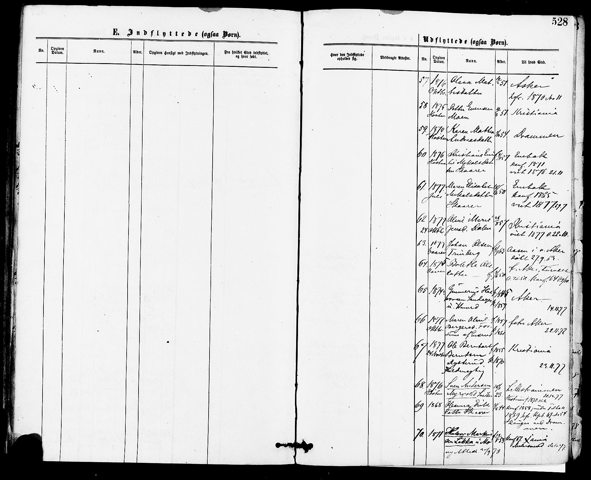 Høland prestekontor Kirkebøker, AV/SAO-A-10346a/F/Fa/L0012.a: Parish register (official) no. I 12A, 1869-1879, p. 528