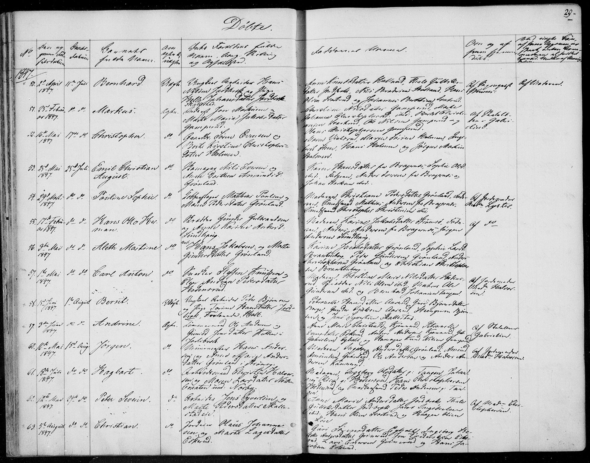 Skoger kirkebøker, AV/SAKO-A-59/F/Fa/L0003: Parish register (official) no. I 3, 1842-1861, p. 29