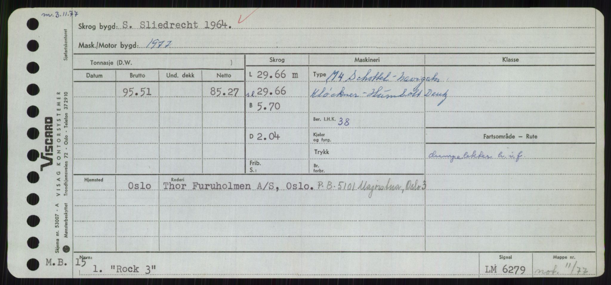 Sjøfartsdirektoratet med forløpere, Skipsmålingen, AV/RA-S-1627/H/Hc/L0001: Lektere, A-Y, p. 365