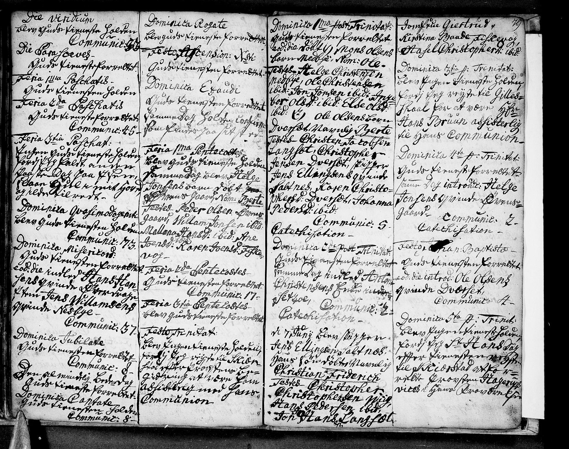 Ministerialprotokoller, klokkerbøker og fødselsregistre - Nordland, SAT/A-1459/847/L0663: Parish register (official) no. 847A03, 1749-1770, p. 79