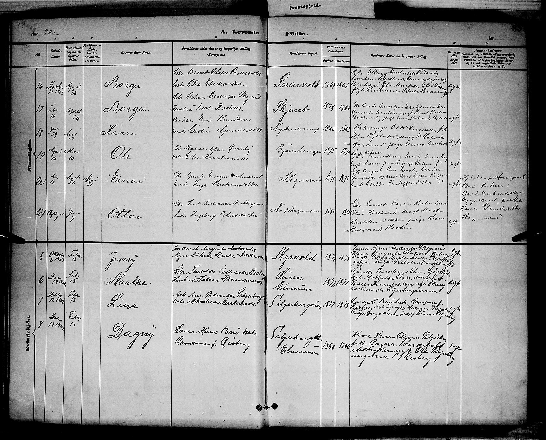 Våler prestekontor, Hedmark, AV/SAH-PREST-040/H/Ha/Hab/L0001: Parish register (copy) no. 1, 1894-1904, p. 85