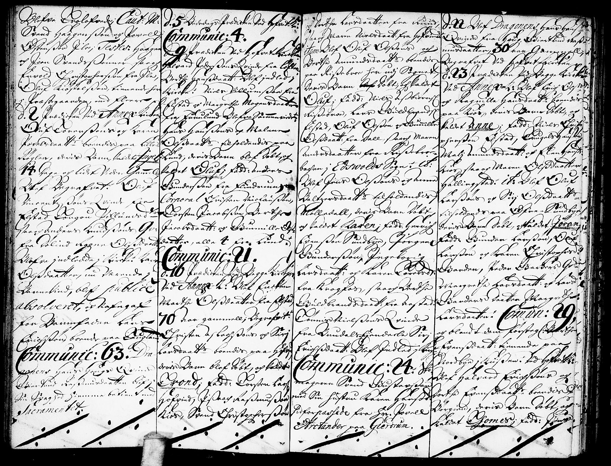 Ullensaker prestekontor Kirkebøker, AV/SAO-A-10236a/F/Fa/L0002: Parish register (official) no. I 2, 1702-1710