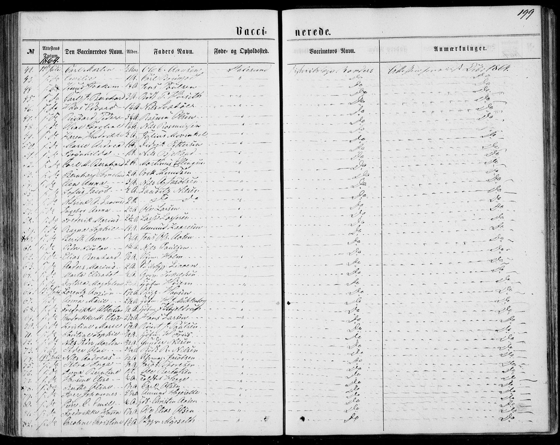 Ministerialprotokoller, klokkerbøker og fødselsregistre - Møre og Romsdal, AV/SAT-A-1454/529/L0452: Parish register (official) no. 529A02, 1864-1871, p. 199