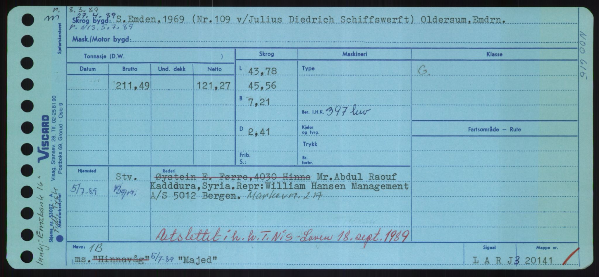 Sjøfartsdirektoratet med forløpere, Skipsmålingen, AV/RA-S-1627/H/Hd/L0024: Fartøy, M-Mim, p. 129