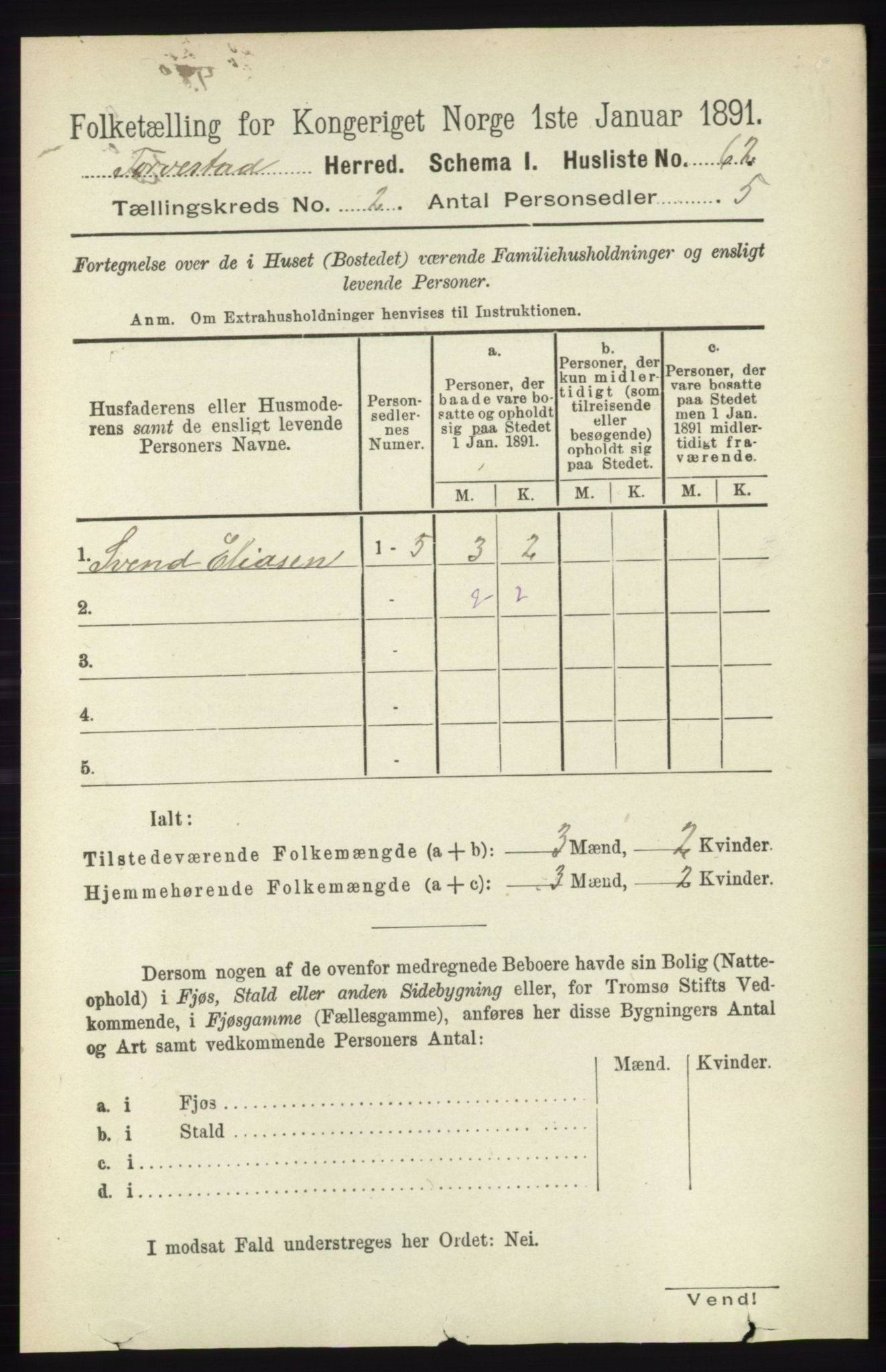 RA, 1891 census for 1152 Torvastad, 1891, p. 510