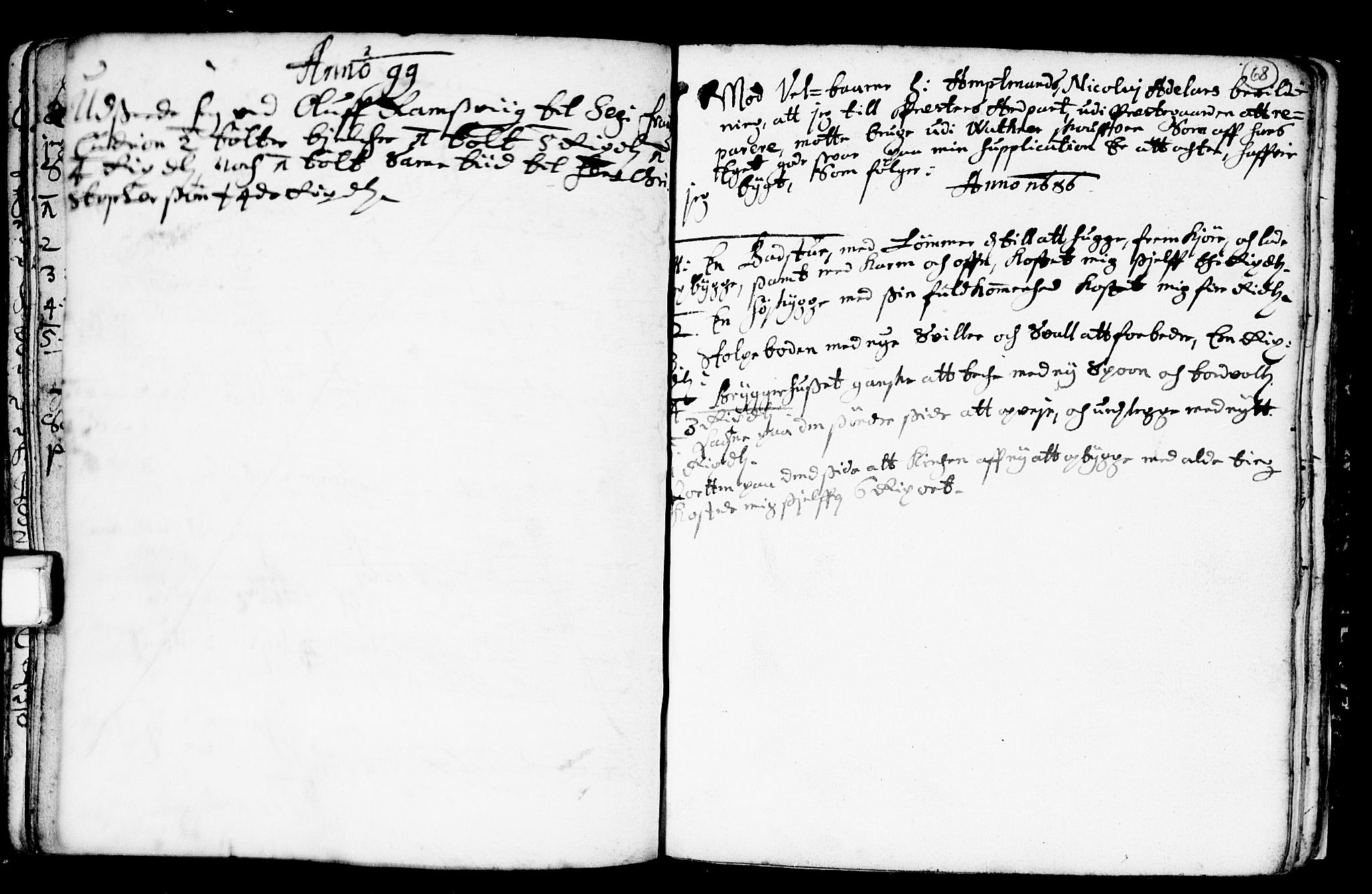 Heddal kirkebøker, SAKO/A-268/F/Fa/L0001: Parish register (official) no. I 1, 1648-1699, p. 68