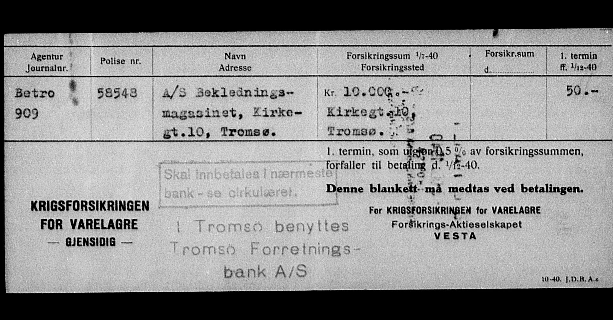 Justisdepartementet, Tilbakeføringskontoret for inndratte formuer, AV/RA-S-1564/H/Hc/Hcb/L0910: --, 1945-1947, p. 83