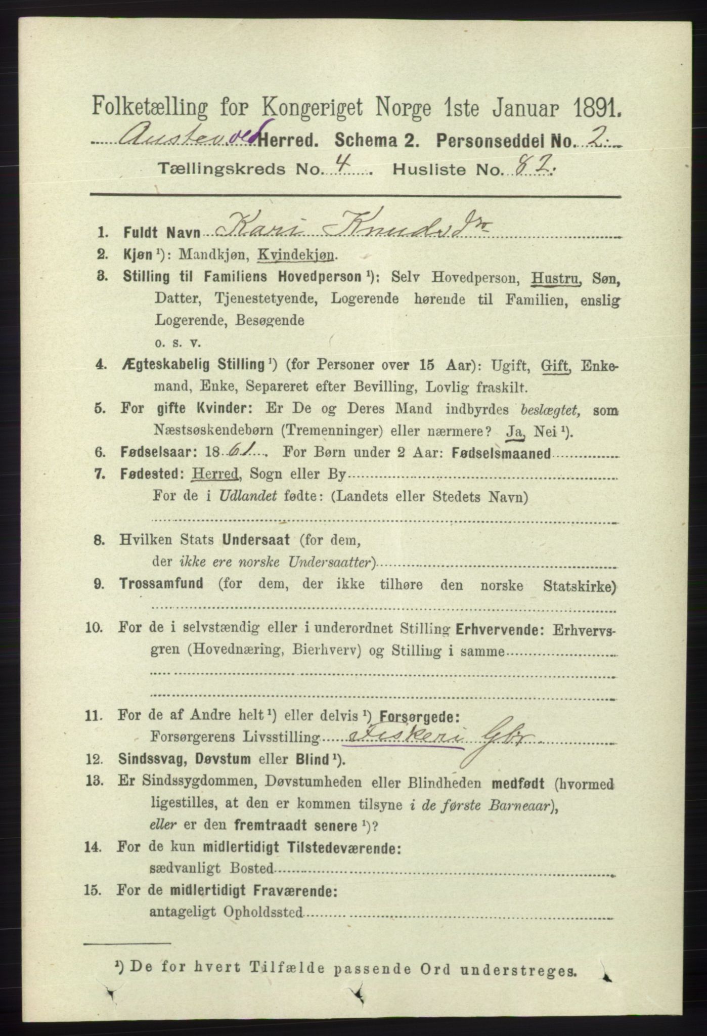 RA, 1891 census for 1244 Austevoll, 1891, p. 1904