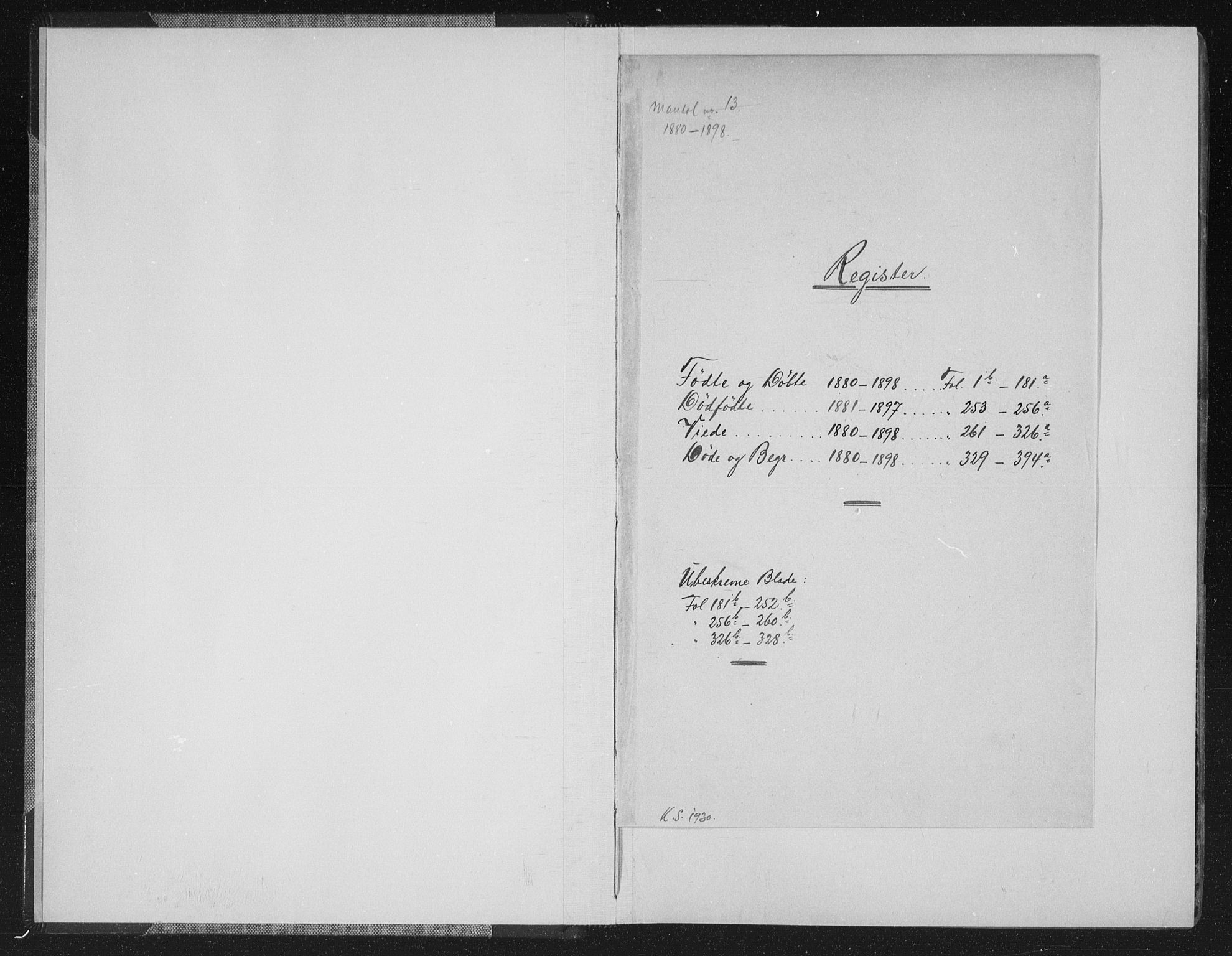 Mandal sokneprestkontor, AV/SAK-1111-0030/F/Fb/Fba/L0011: Parish register (copy) no. B 5, 1880-1898