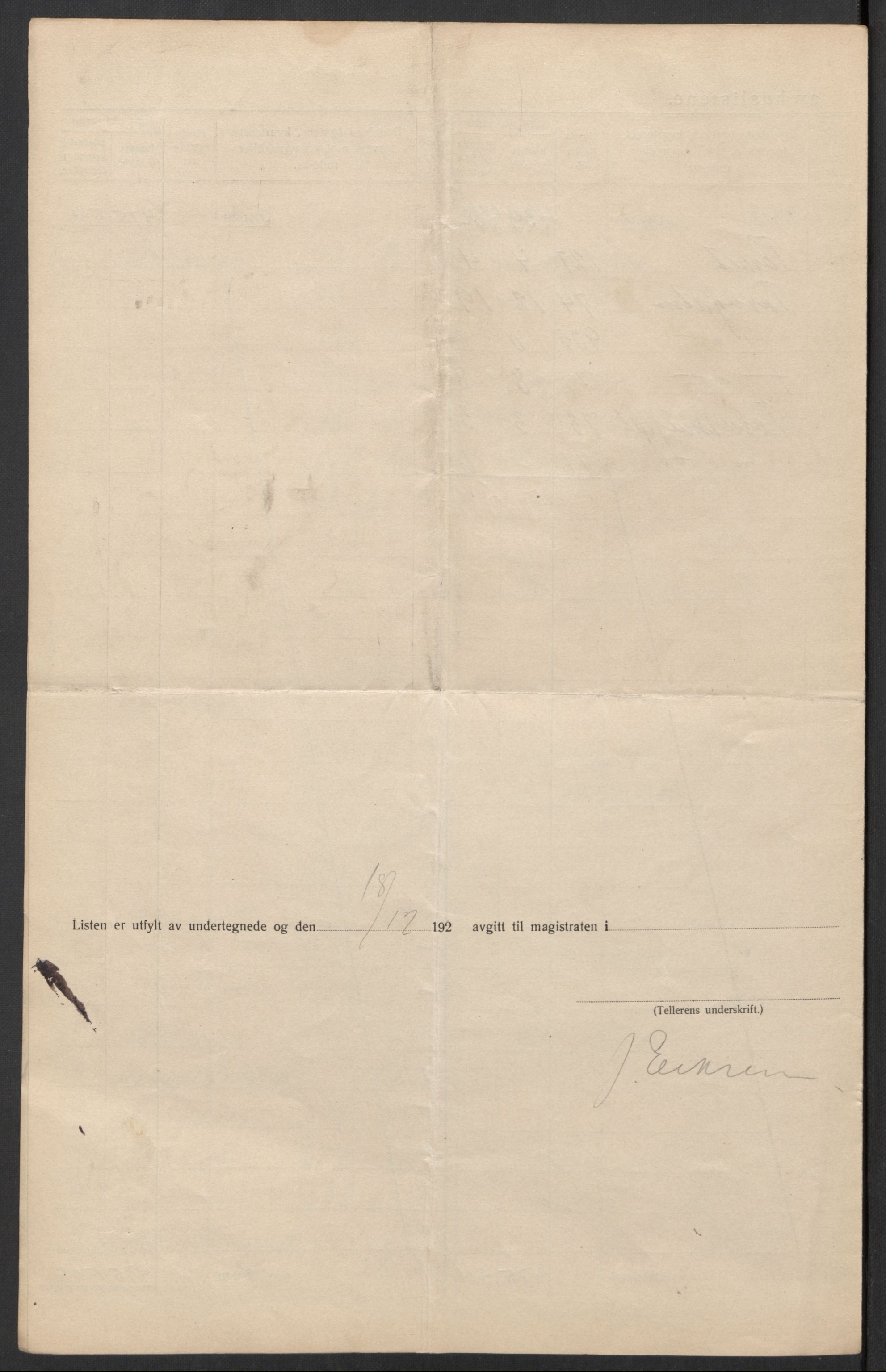 SAT, 1920 census for Kristiansund, 1920, p. 20