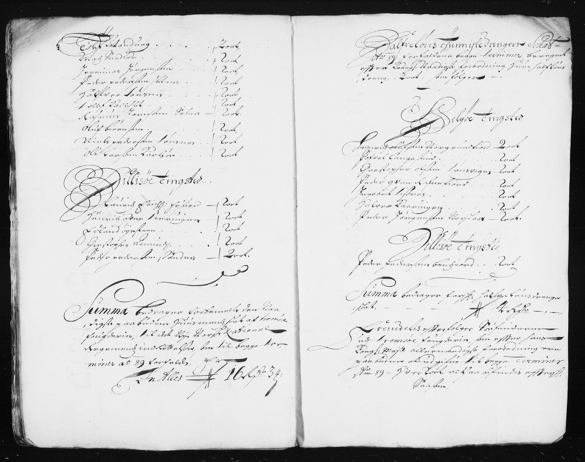 Rentekammeret inntil 1814, Reviderte regnskaper, Stiftamtstueregnskaper, Trondheim stiftamt og Nordland amt, AV/RA-EA-6044/R/Rh/L0014: Nordland amt, 1687-1689