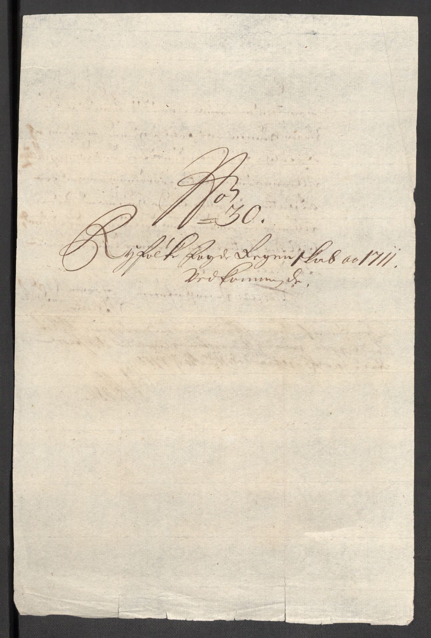 Rentekammeret inntil 1814, Reviderte regnskaper, Fogderegnskap, AV/RA-EA-4092/R47/L2864: Fogderegnskap Ryfylke, 1711, p. 76