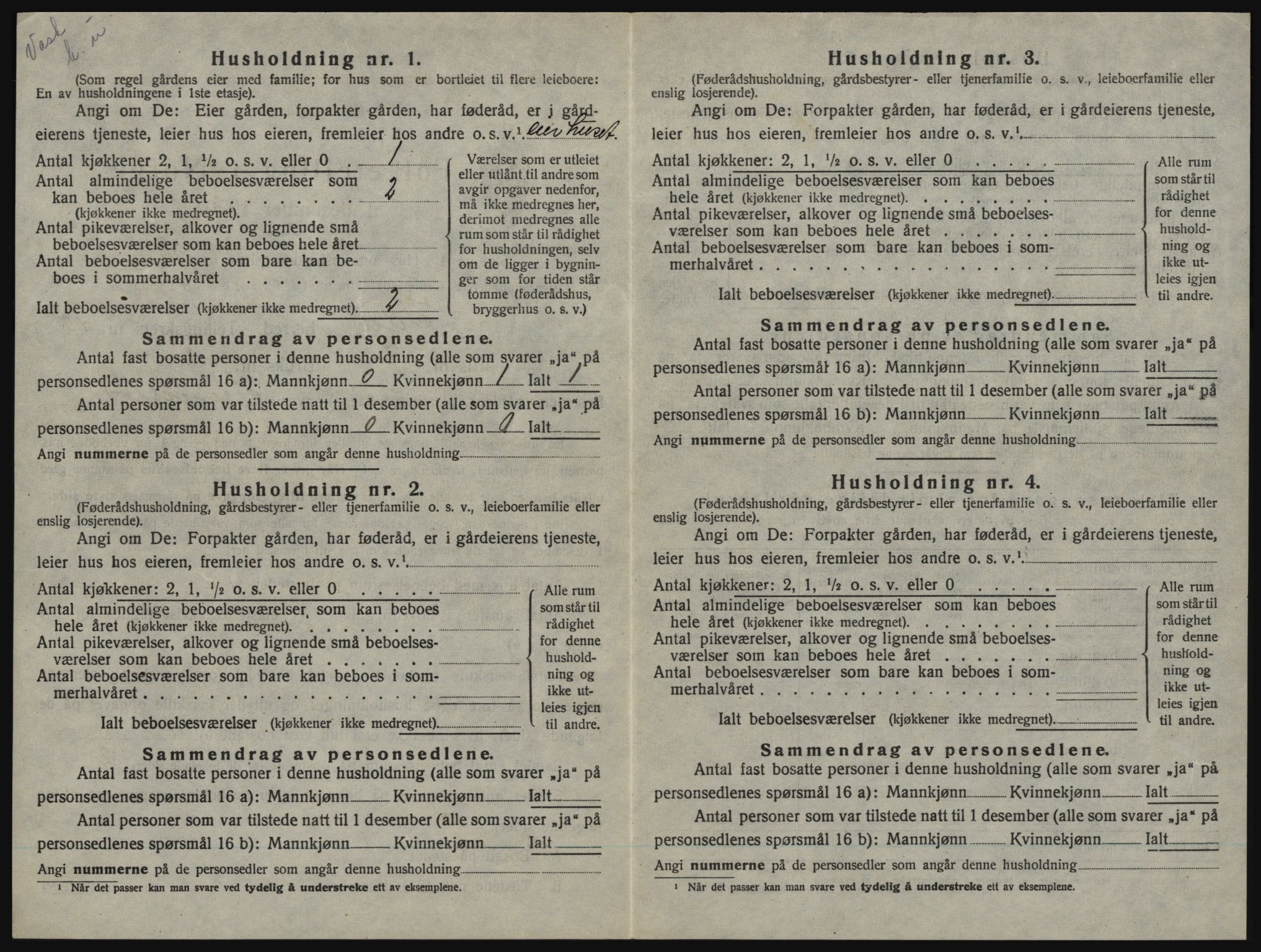 SAO, 1920 census for Idd, 1920, p. 1409