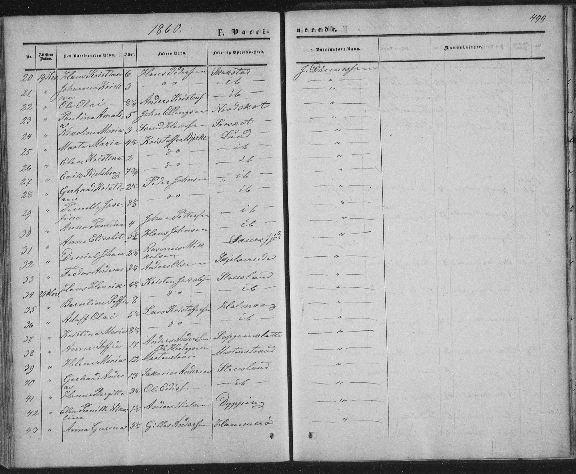 Ministerialprotokoller, klokkerbøker og fødselsregistre - Nordland, AV/SAT-A-1459/855/L0800: Parish register (official) no. 855A08, 1852-1864, p. 499