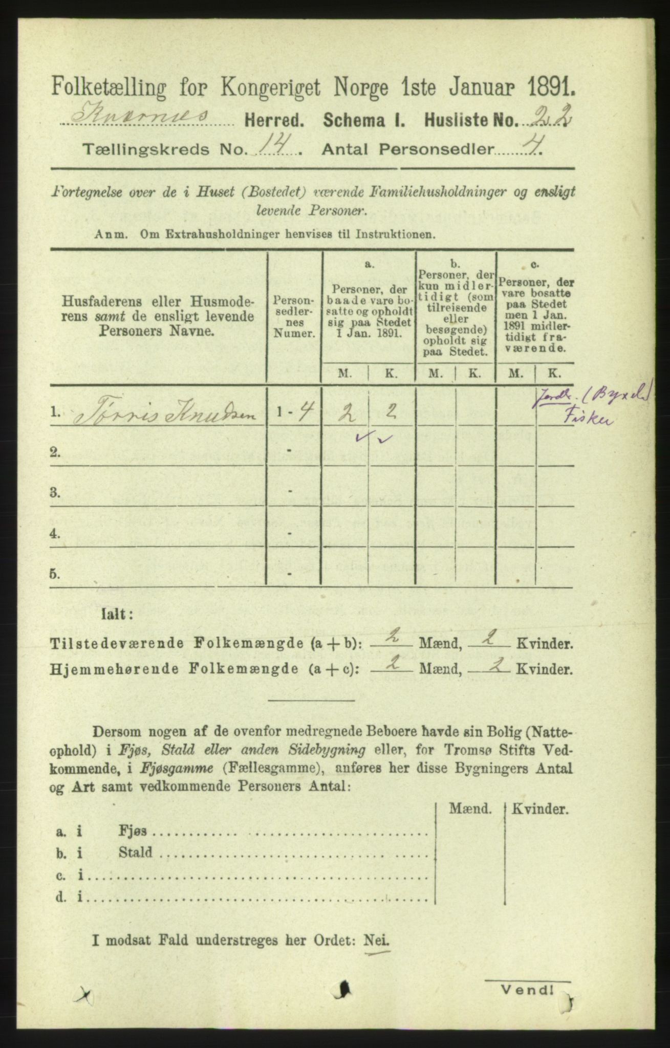 RA, 1891 census for 1553 Kvernes, 1891, p. 5713