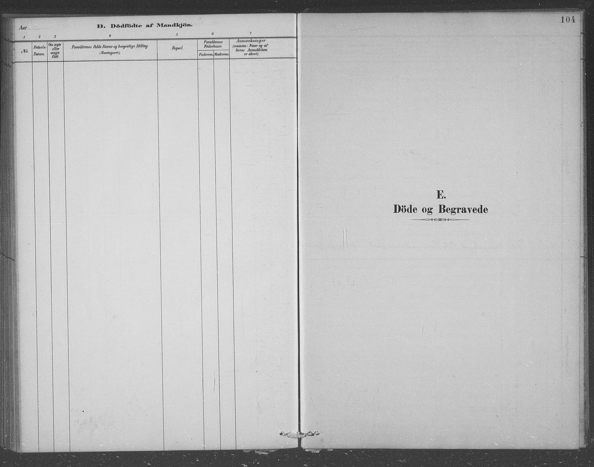 Eigersund sokneprestkontor, SAST/A-101807/S09/L0007: Parish register (copy) no. B 7, 1882-1892, p. 104