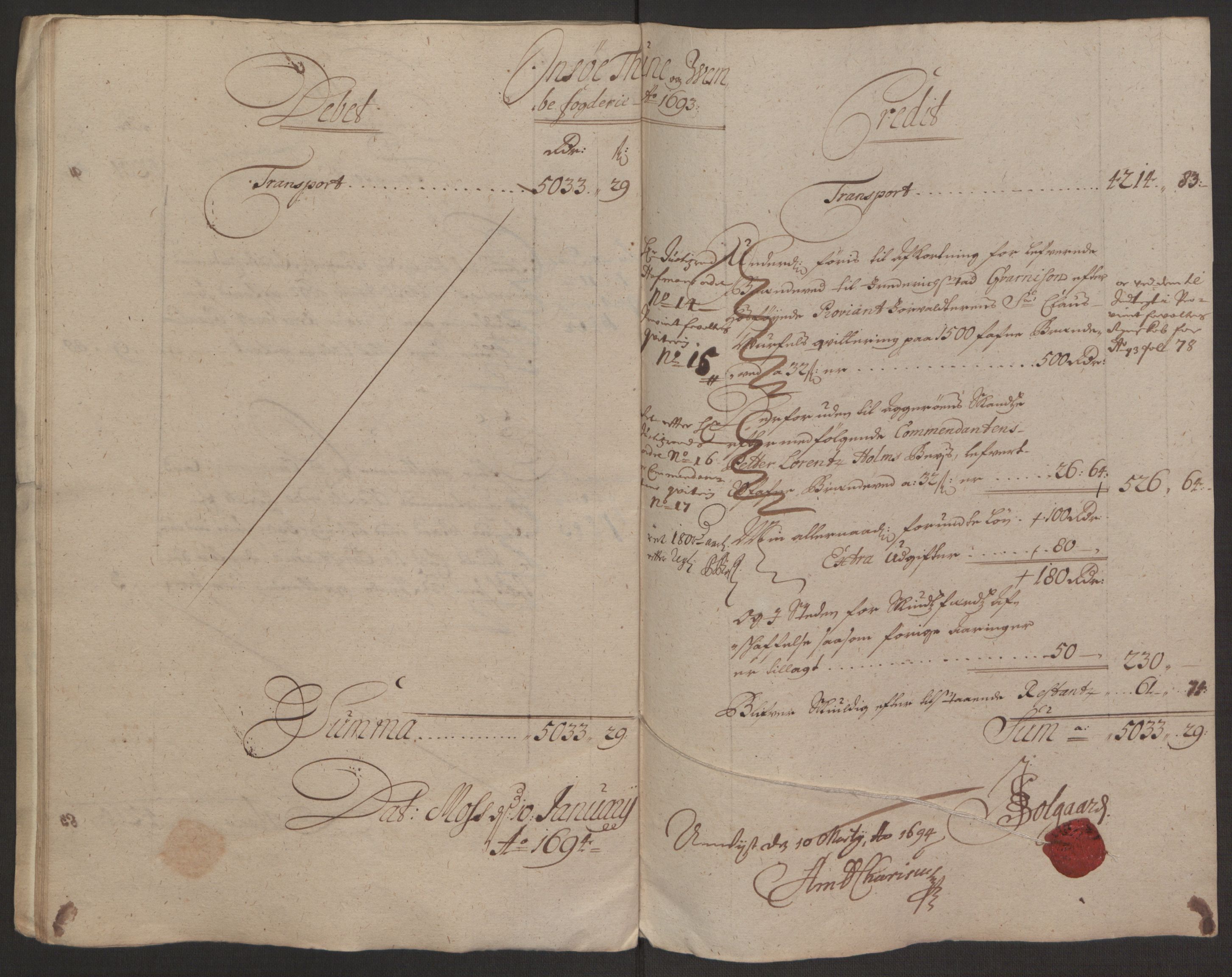 Rentekammeret inntil 1814, Reviderte regnskaper, Fogderegnskap, RA/EA-4092/R03/L0120: Fogderegnskap Onsøy, Tune, Veme og Åbygge fogderi, 1692-1693, p. 244