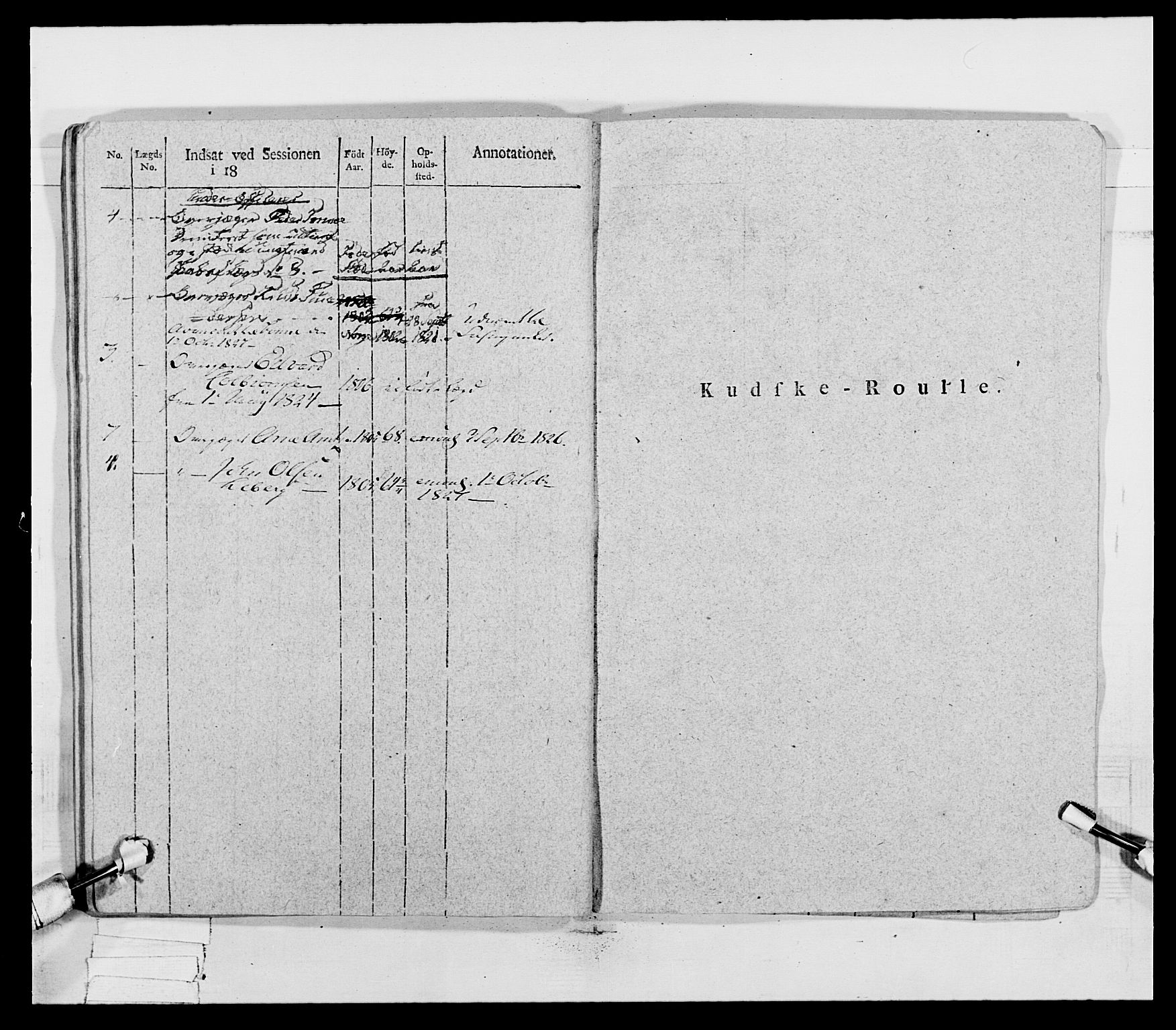 Generalitets- og kommissariatskollegiet, Det kongelige norske kommissariatskollegium, AV/RA-EA-5420/E/Eh/L0027: Skiløperkompaniene, 1812-1832, p. 52