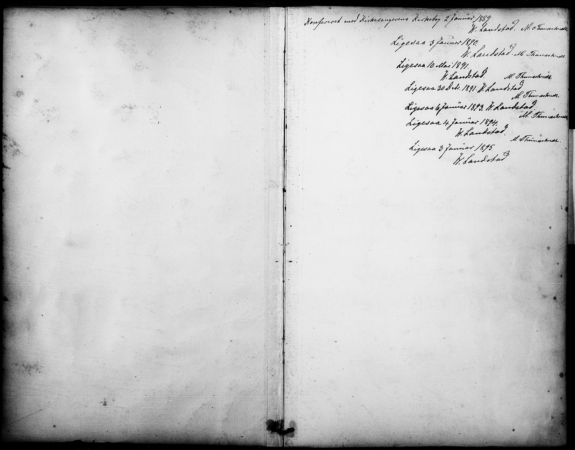 Haus sokneprestembete, SAB/A-75601/H/Haa: Parish register (official) no. B 1, 1887-1898