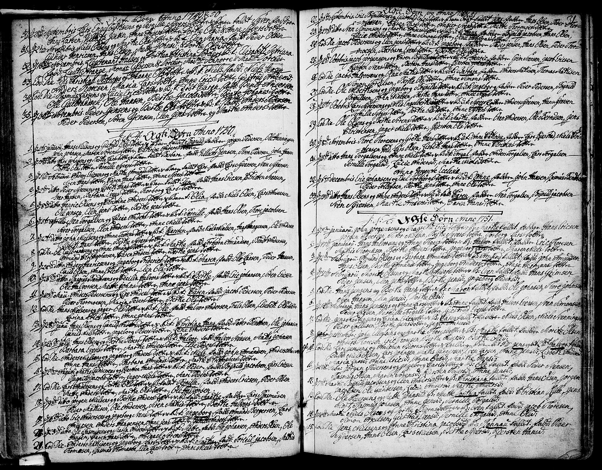 Idd prestekontor Kirkebøker, SAO/A-10911/F/Fa/L0001: Parish register (official) no. I 1, 1720-1769, p. 31