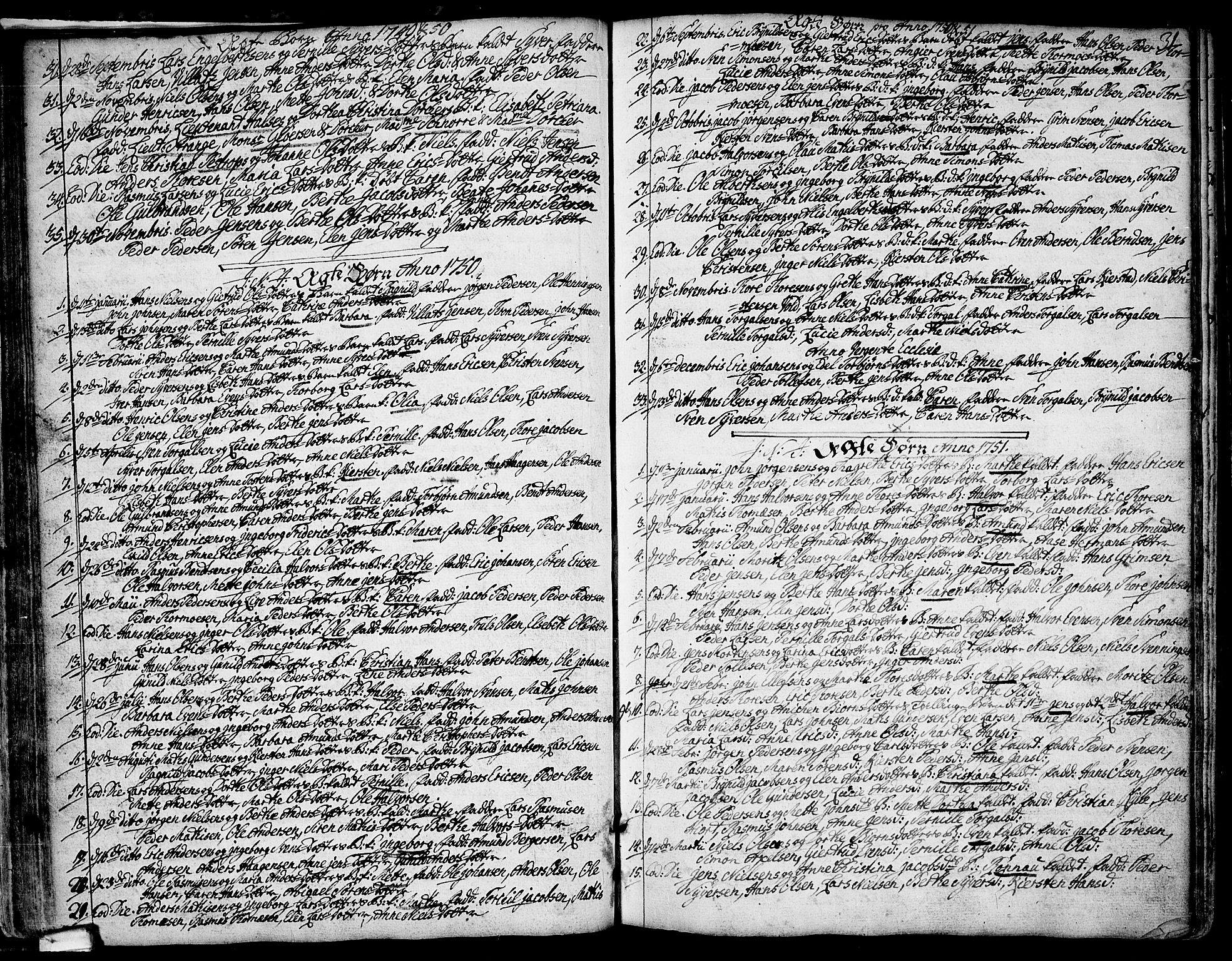 Idd prestekontor Kirkebøker, AV/SAO-A-10911/F/Fa/L0001: Parish register (official) no. I 1, 1720-1769, p. 31