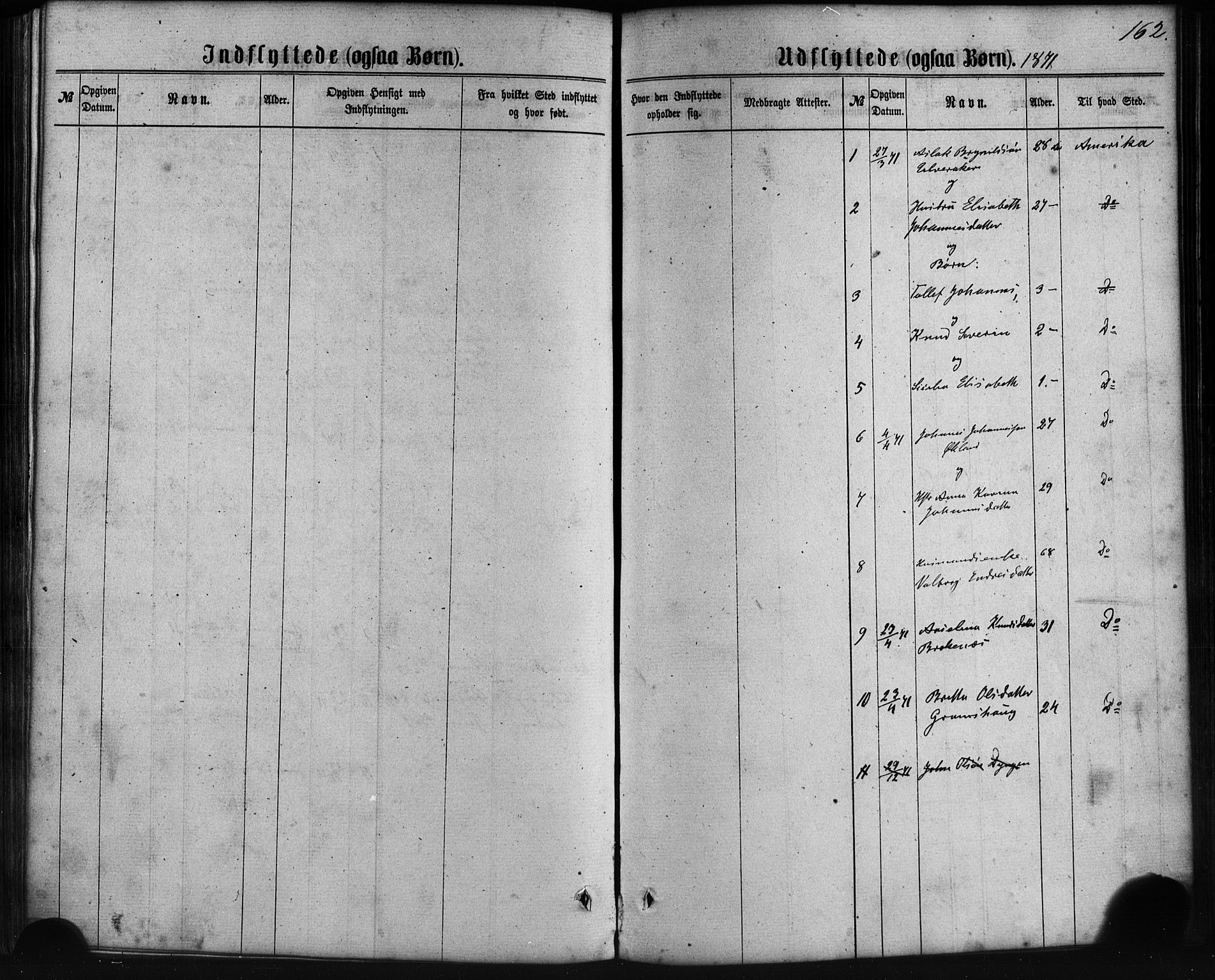 Sveio Sokneprestembete, AV/SAB-A-78501/H/Haa: Parish register (official) no. C 1, 1862-1880, p. 162