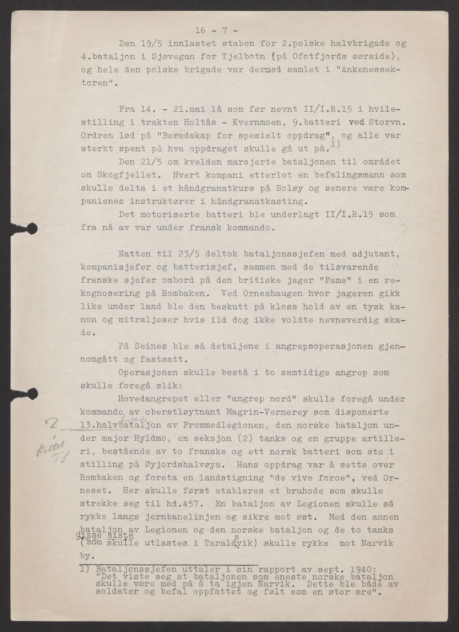 Forsvaret, Forsvarets krigshistoriske avdeling, AV/RA-RAFA-2017/Y/Yb/L0147: II-C-11-622  -  6. Divisjon, 1940, p. 240