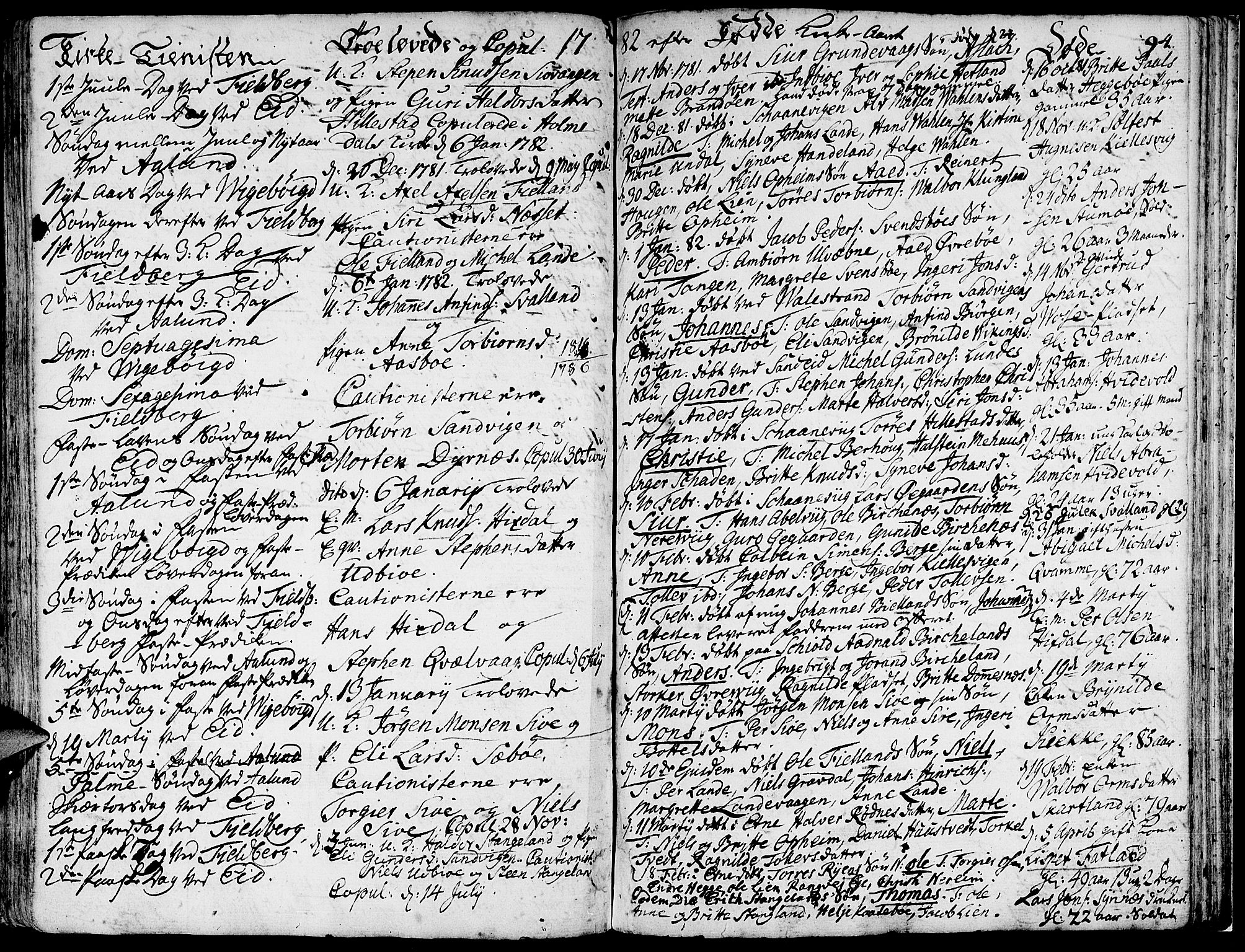 Fjelberg sokneprestembete, SAB/A-75201/H/Haa: Parish register (official) no. A 2, 1760-1788, p. 94