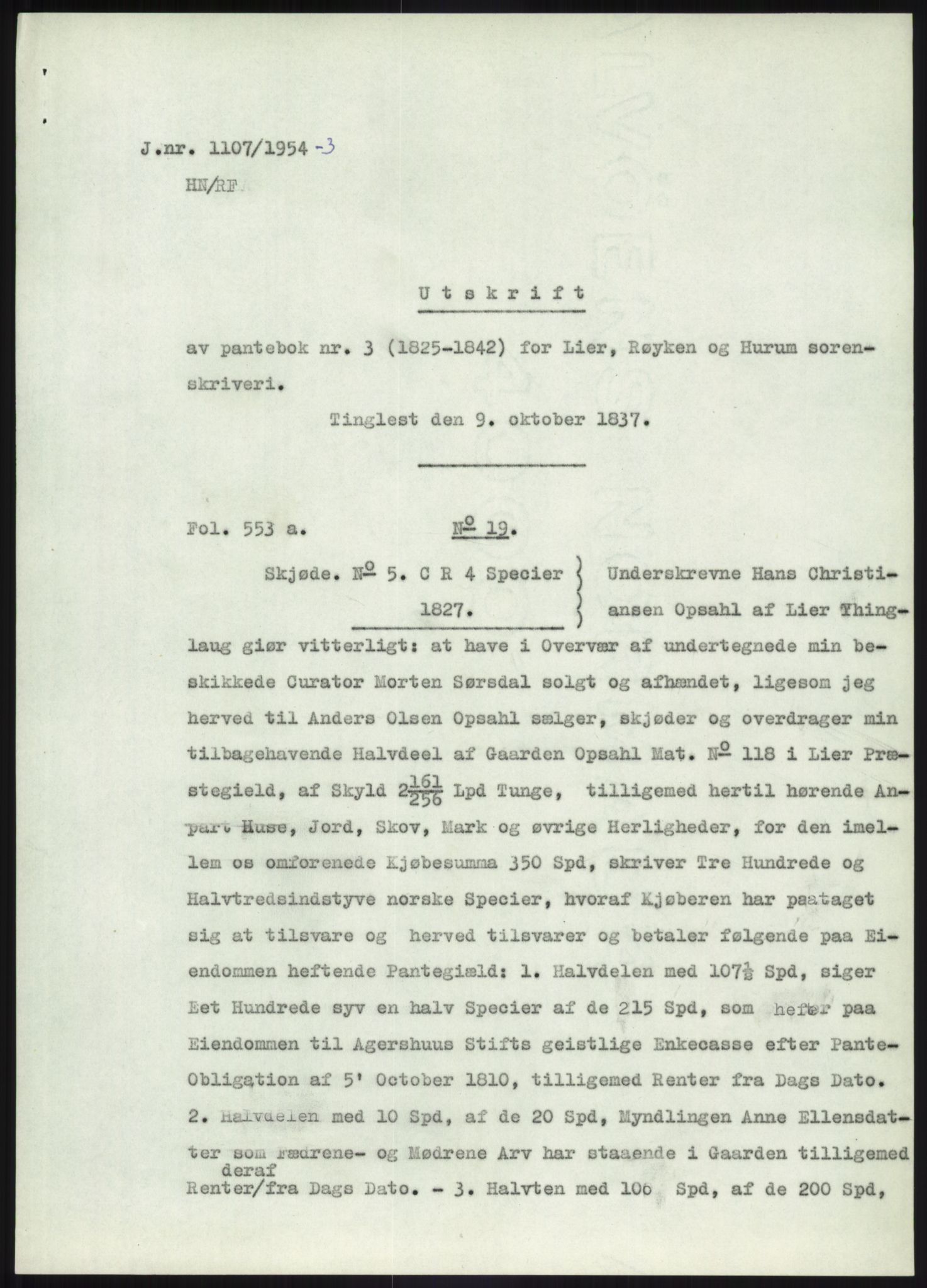 Statsarkivet i Kongsberg, SAKO/A-0001, 1954-1955, p. 131