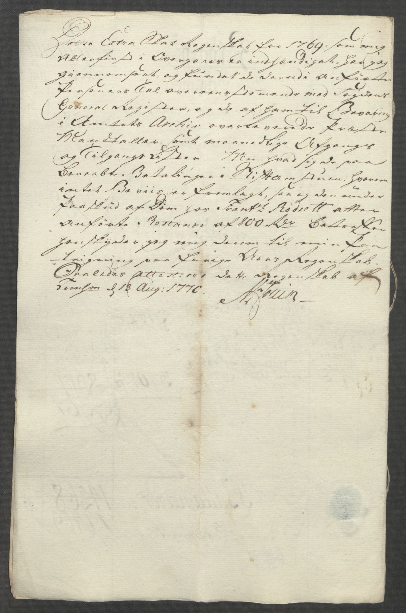 Rentekammeret inntil 1814, Reviderte regnskaper, Fogderegnskap, AV/RA-EA-4092/R54/L3645: Ekstraskatten Sunnmøre, 1762-1772, p. 141