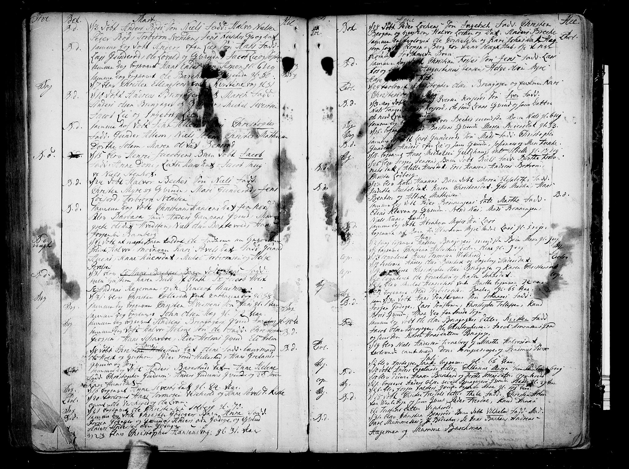 Botne kirkebøker, AV/SAKO-A-340/F/Fa/L0001a: Parish register (official) no. I 1A, 1707-1778, p. 326-327