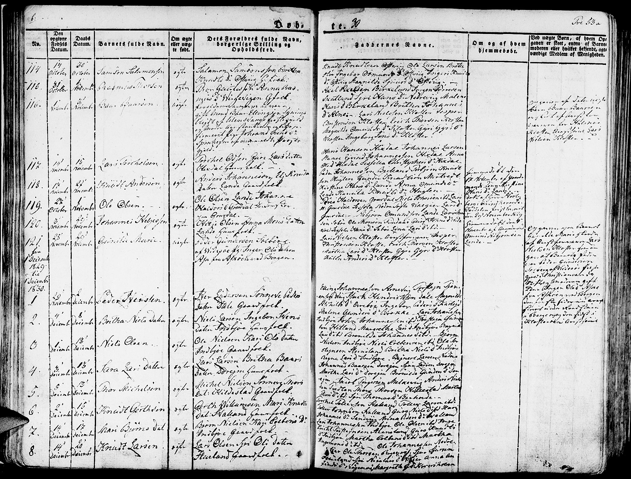 Fjelberg sokneprestembete, SAB/A-75201/H/Haa: Parish register (official) no. A 5, 1822-1834, p. 53