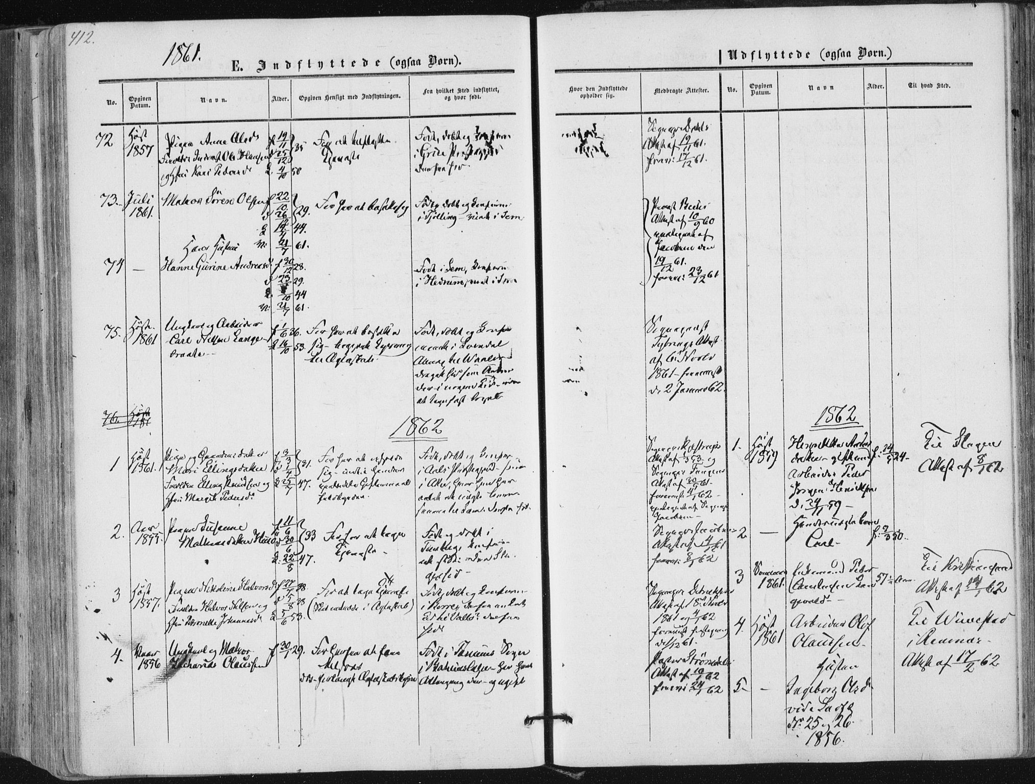 Tønsberg kirkebøker, AV/SAKO-A-330/F/Fa/L0008: Parish register (official) no. I 8, 1855-1864, p. 412