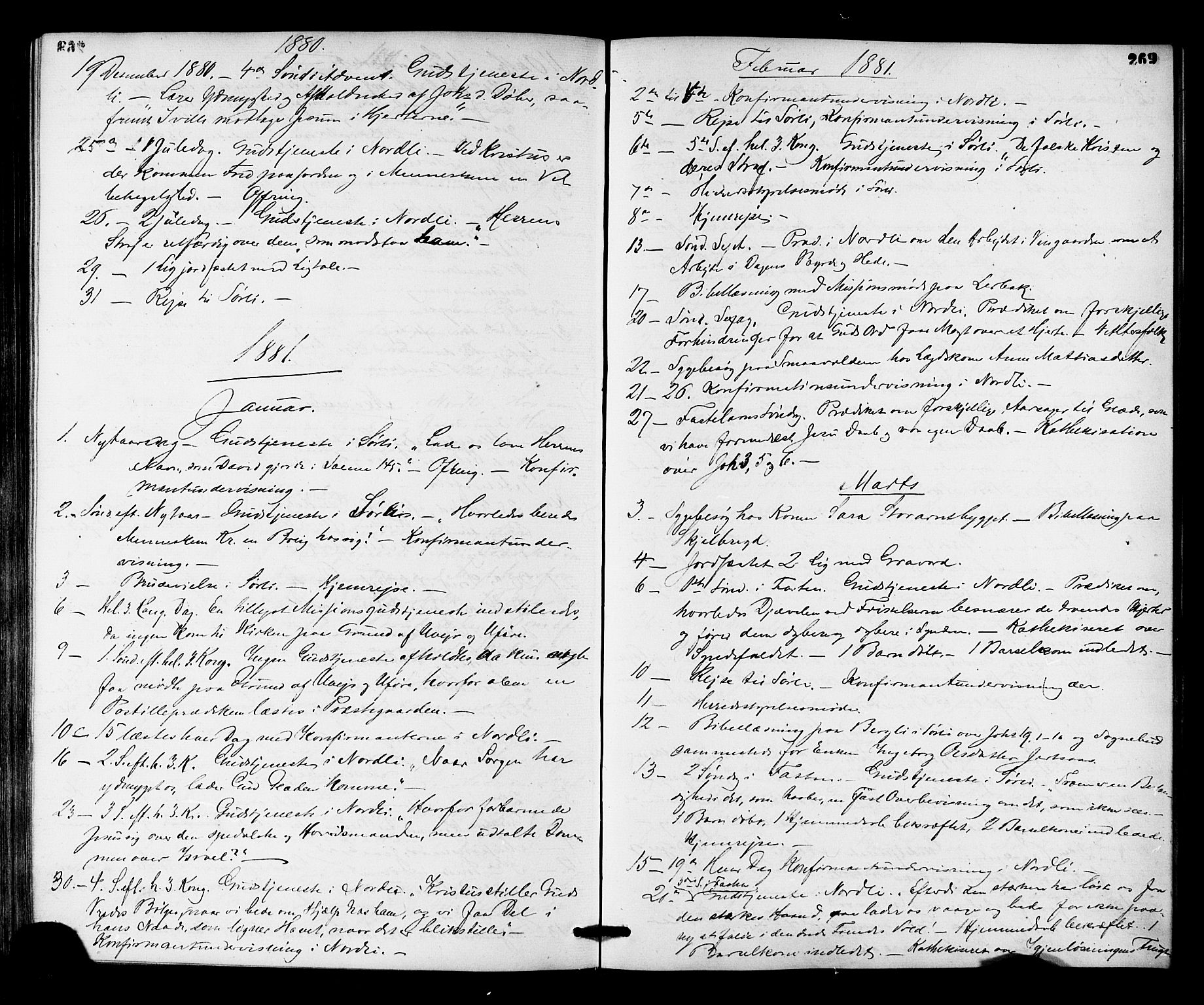 Ministerialprotokoller, klokkerbøker og fødselsregistre - Nord-Trøndelag, SAT/A-1458/755/L0493: Parish register (official) no. 755A02, 1865-1881, p. 269