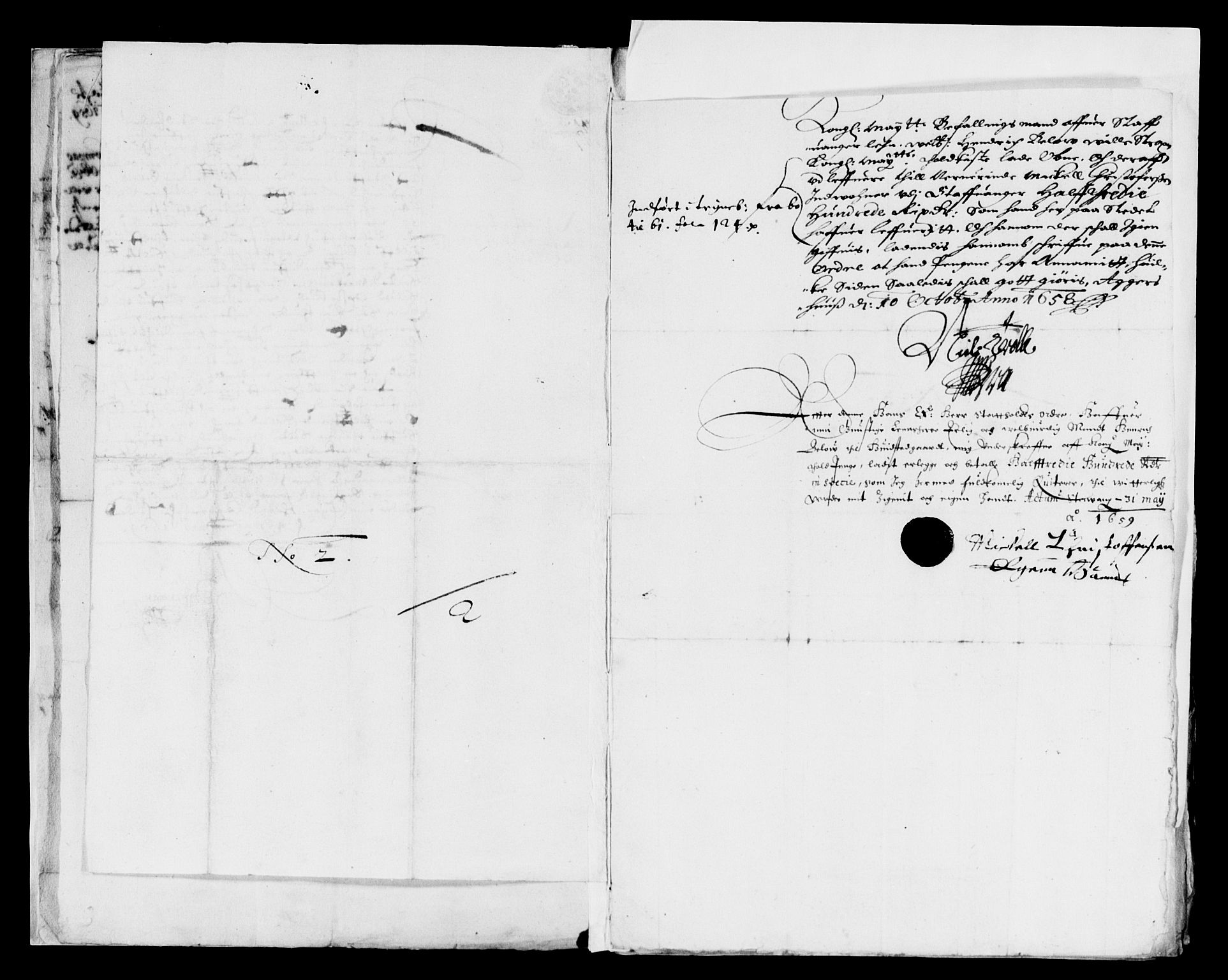 Rentekammeret inntil 1814, Reviderte regnskaper, Lensregnskaper, AV/RA-EA-5023/R/Rb/Rbs/L0042: Stavanger len, 1659-1661