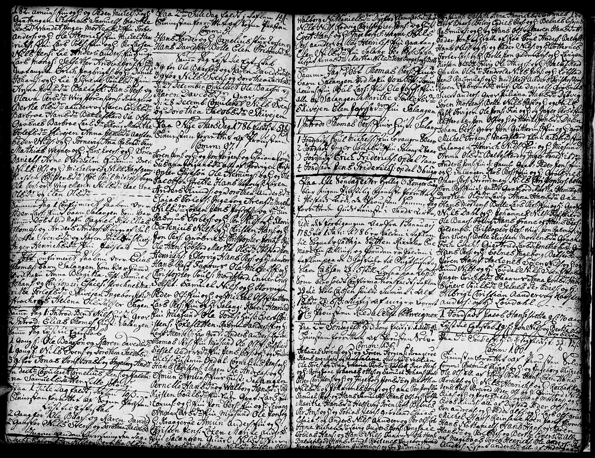 Ibestad sokneprestembete, SATØ/S-0077/H/Ha/Hab/L0001klokker: Parish register (copy) no. 1, 1776-1808, p. 182-183