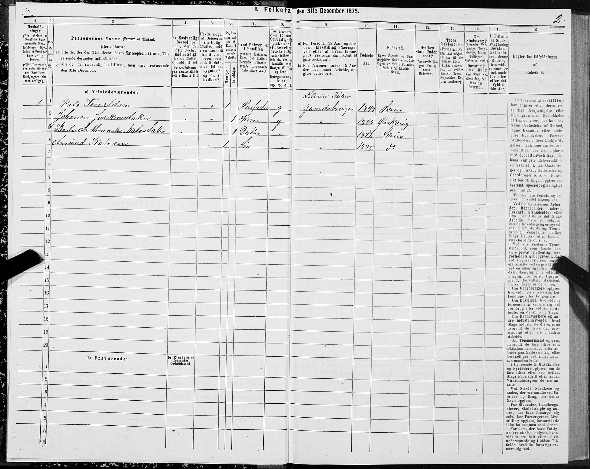 SAT, 1875 census for 1529P Skodje, 1875, p. 2002