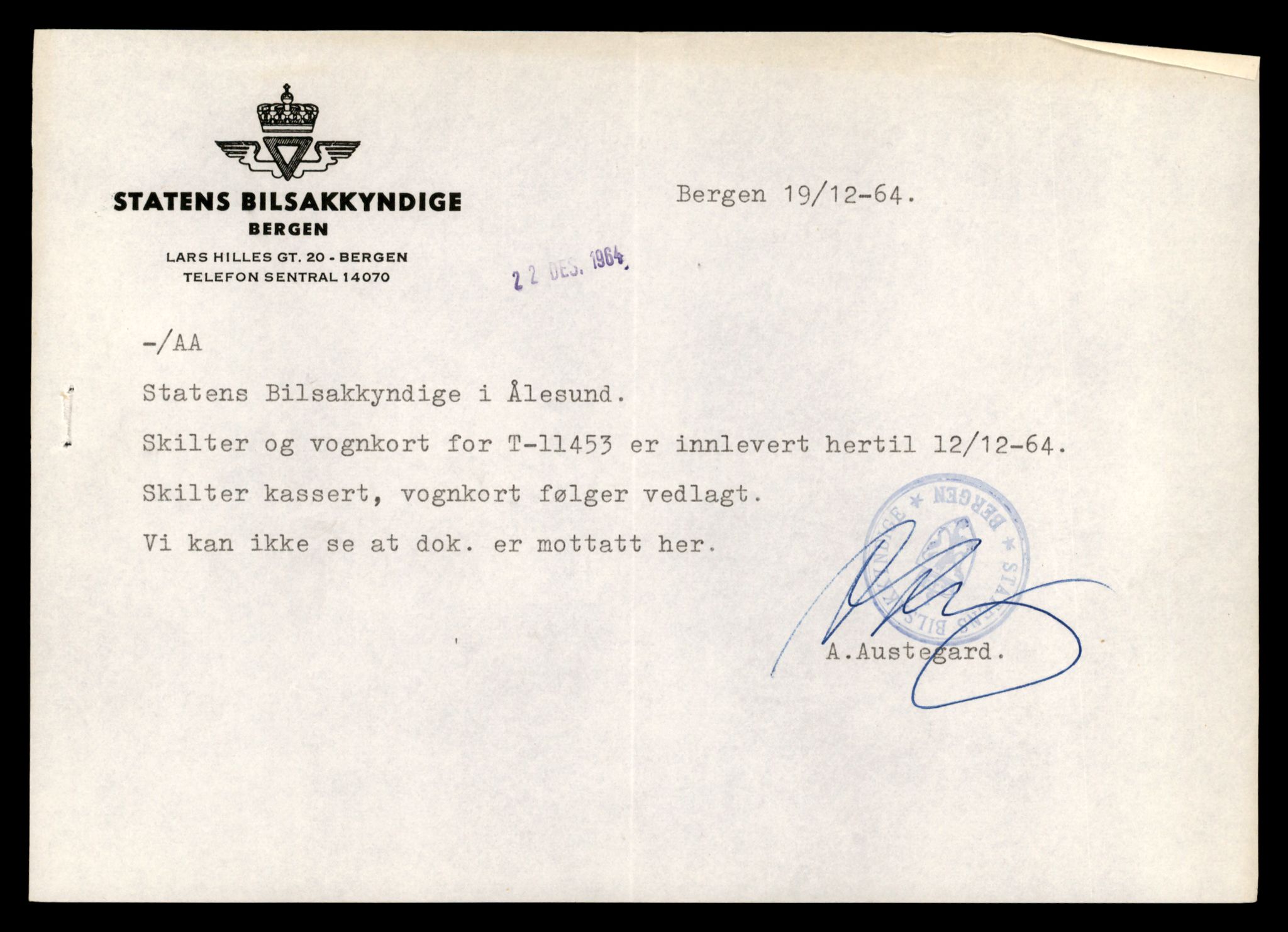 Møre og Romsdal vegkontor - Ålesund trafikkstasjon, SAT/A-4099/F/Fe/L0029: Registreringskort for kjøretøy T 11430 - T 11619, 1927-1998, p. 437