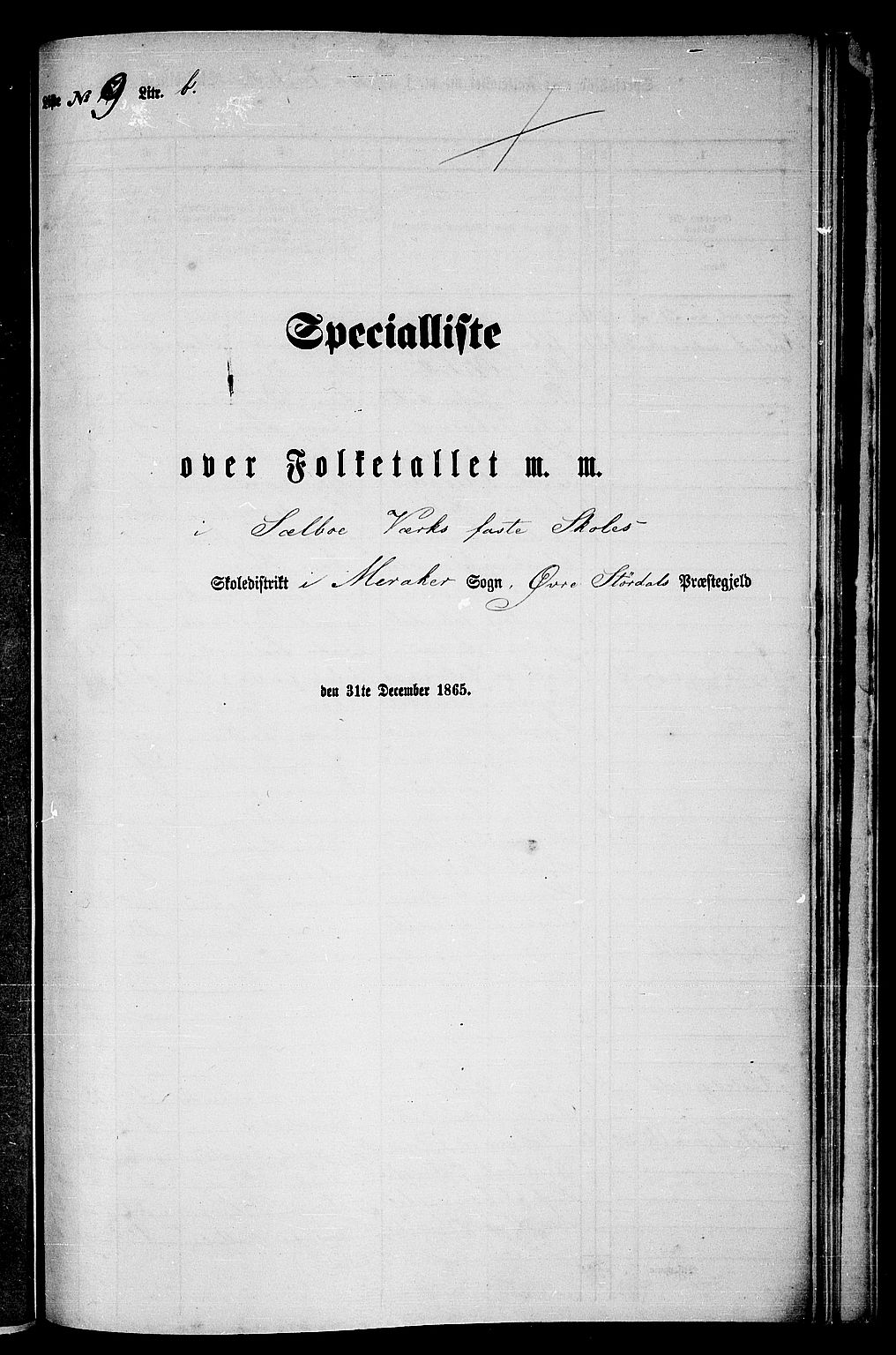 RA, 1865 census for Øvre Stjørdal, 1865, p. 182