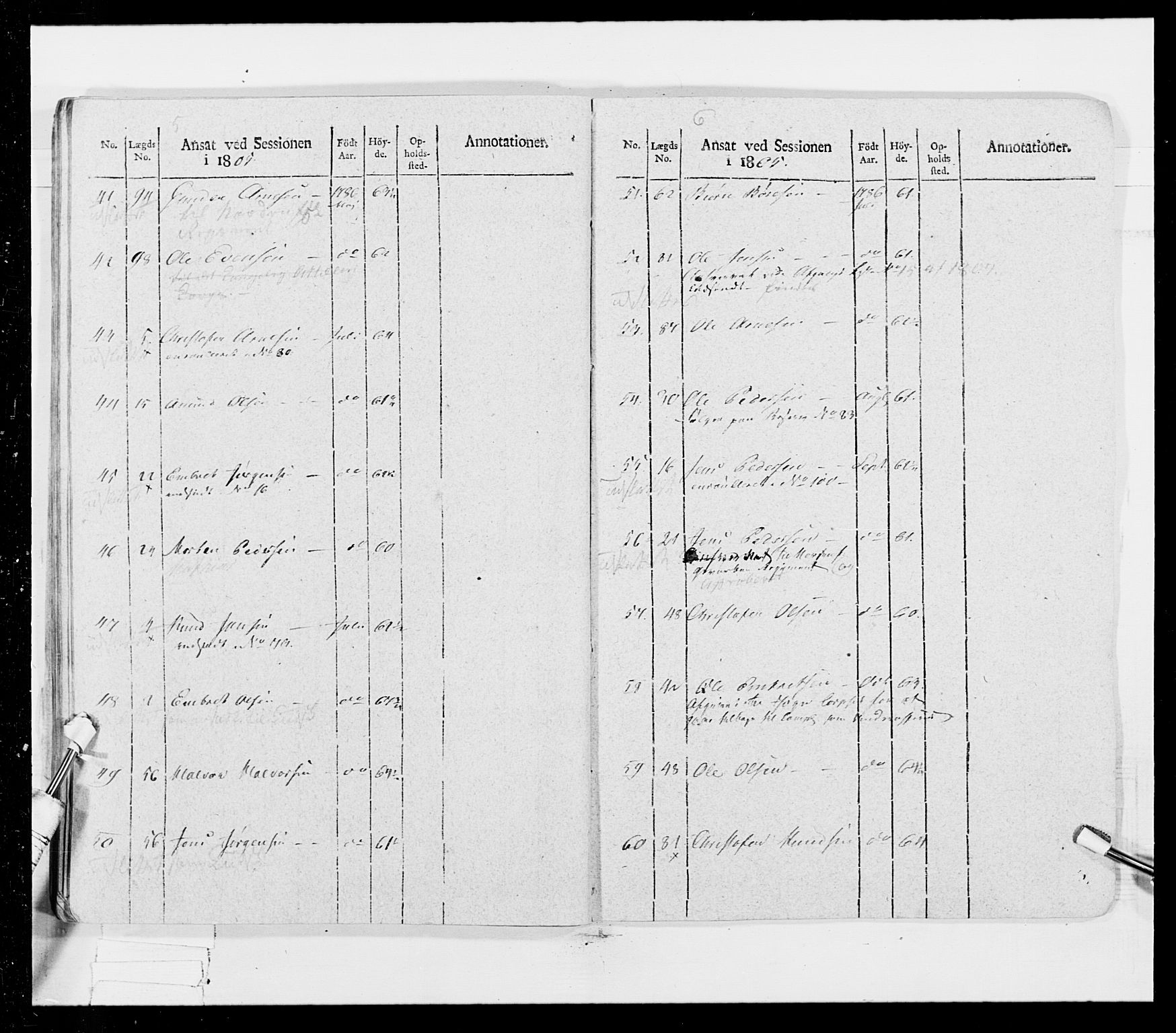 Generalitets- og kommissariatskollegiet, Det kongelige norske kommissariatskollegium, AV/RA-EA-5420/E/Eh/L0026: Skiløperkompaniene, 1805-1810, p. 324