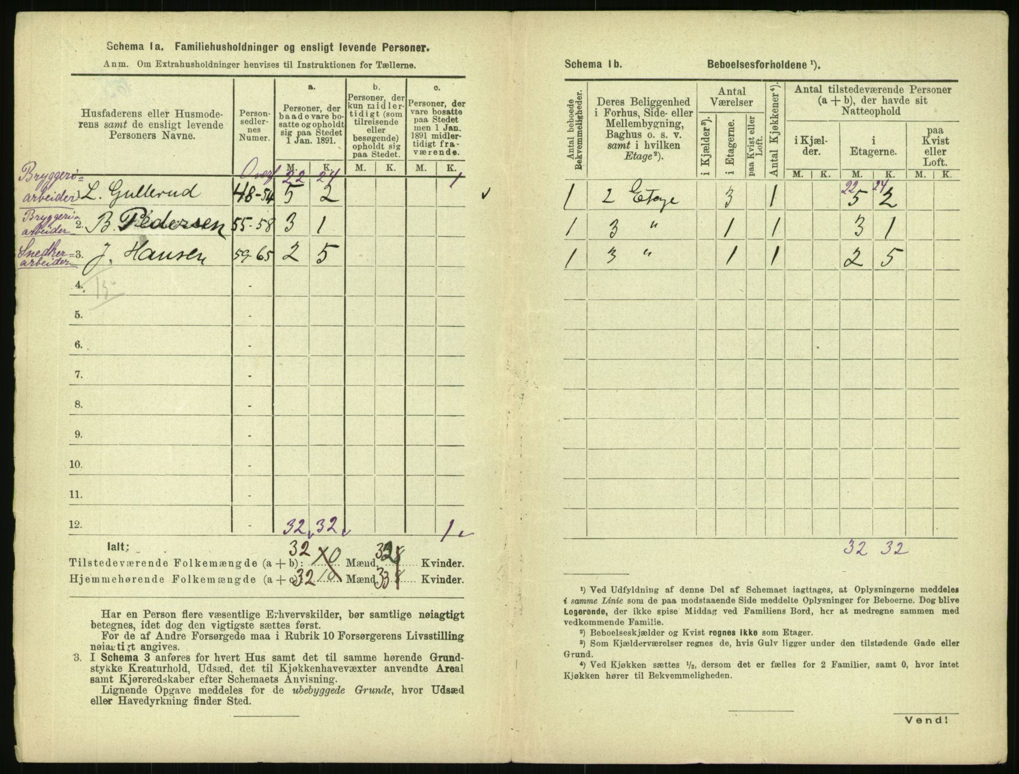 RA, 1891 census for 0301 Kristiania, 1891, p. 63280